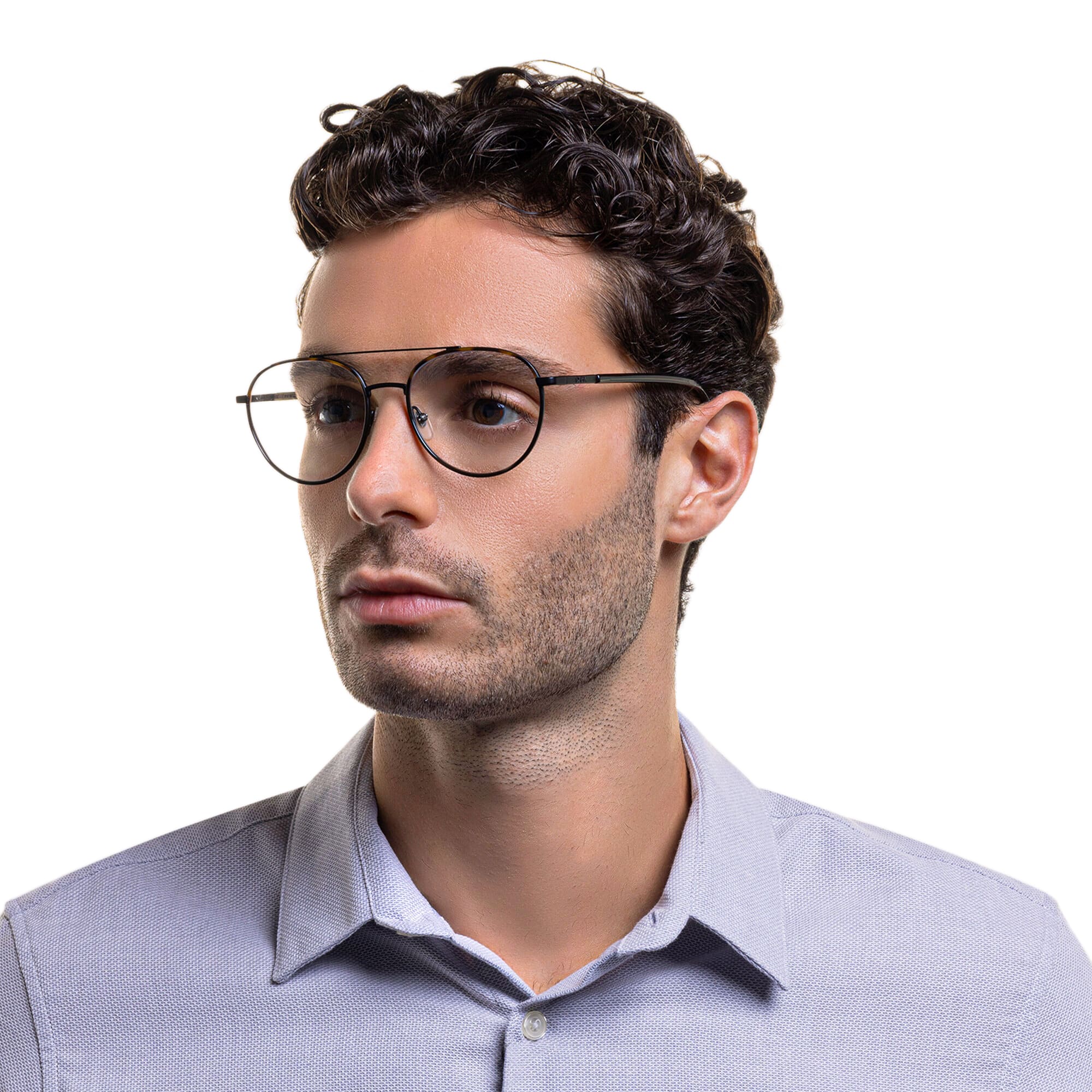 Shop EYE'M Round Eyeglasses in Havana online.