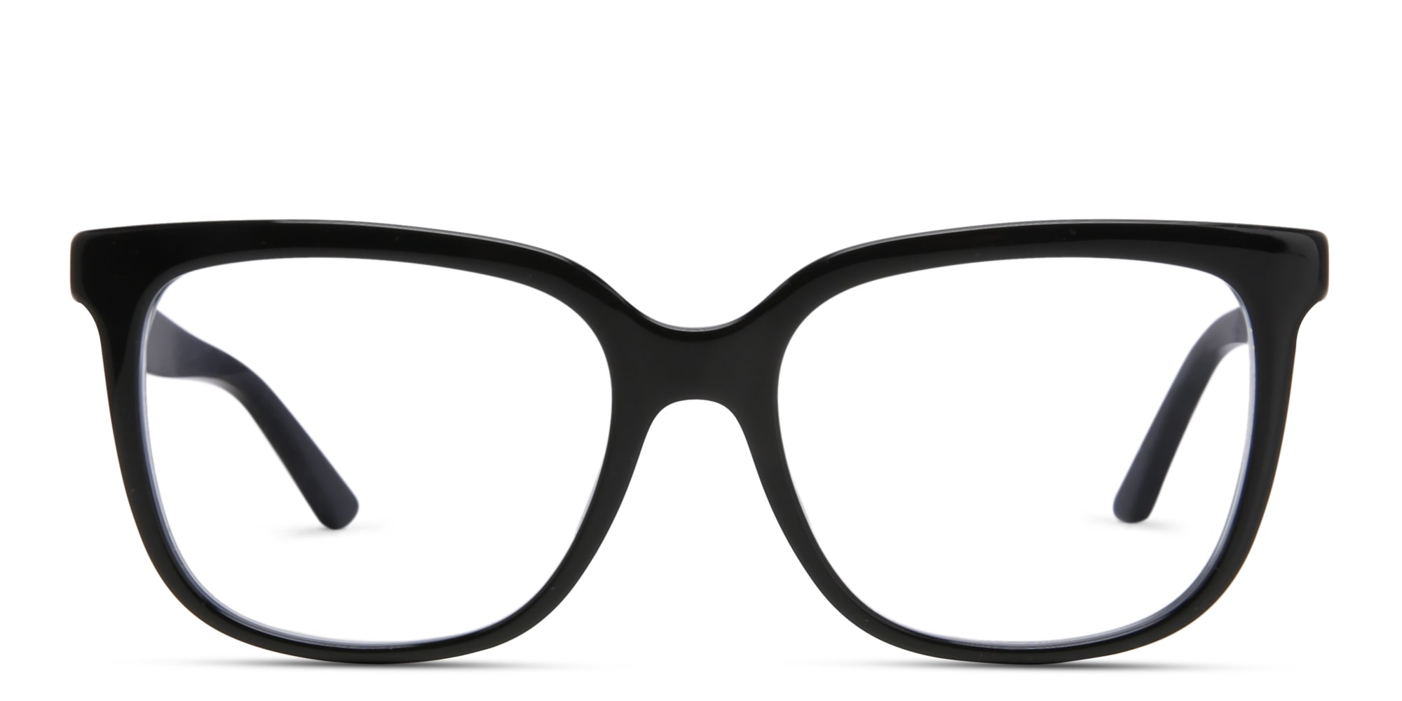 Shop EYE'M Square Eyeglasses in Black online.