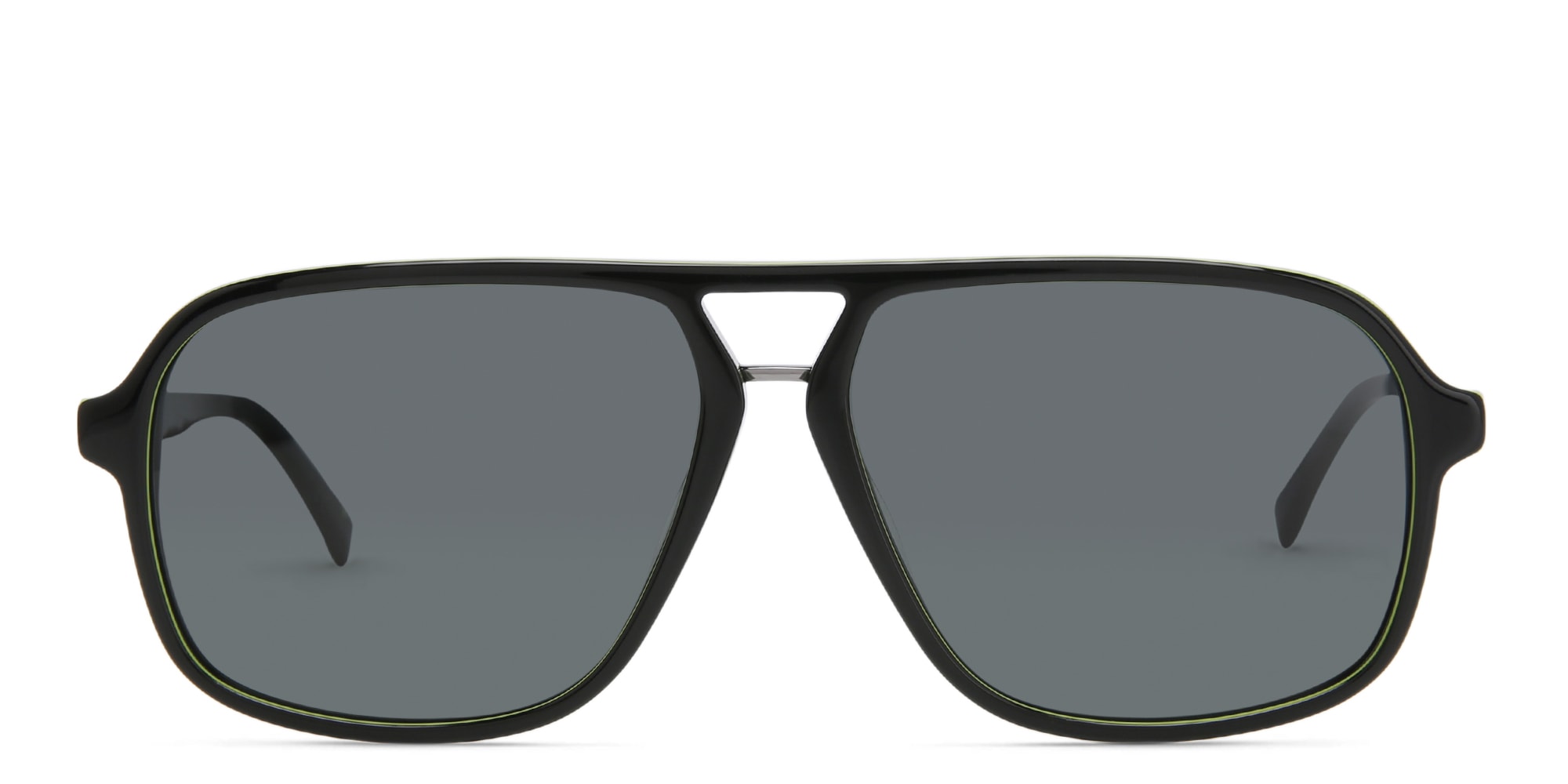Shop EYE'M Aviator Sunglasses in Black online.