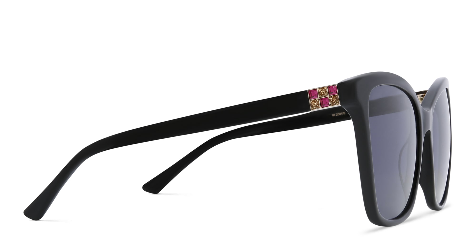 Shop EYE'M Cat Eye Sunglasses in Black online.