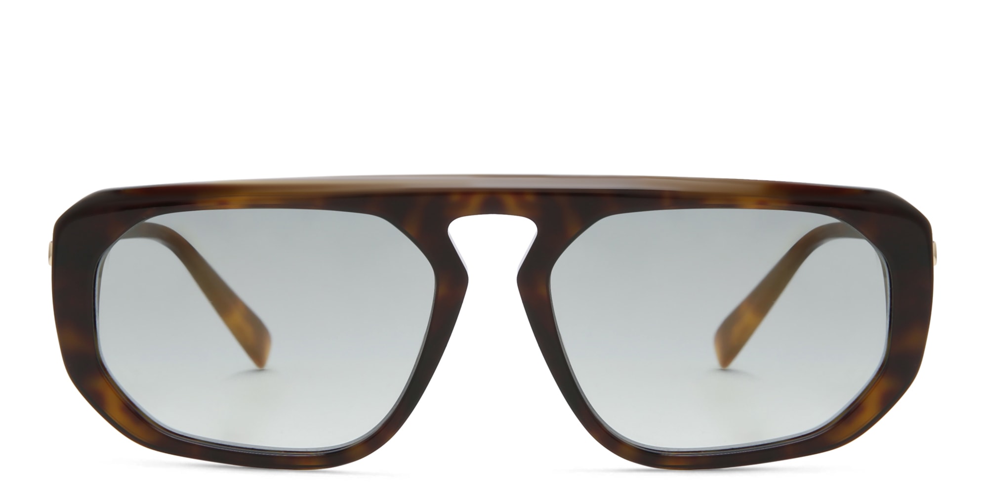 Shop EYE'M Irregular Sunglasses in Havana online.