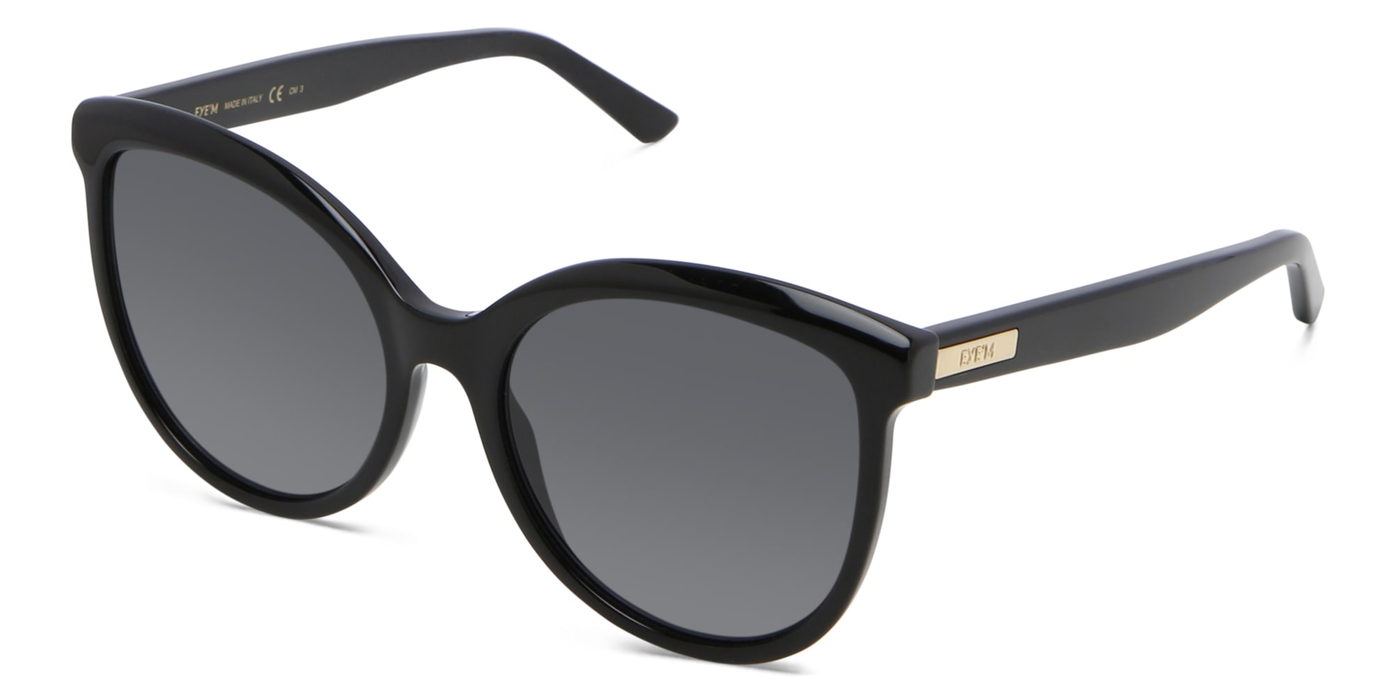 Shop EYE'M Cat Eye Sunglasses in Black online.
