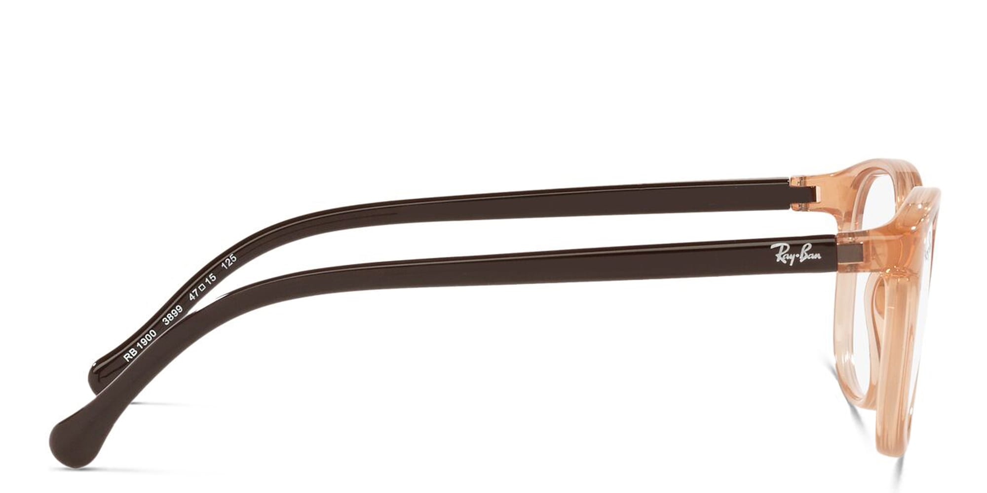 تسوق نظارة طبية بإطار مربع للأطفال راي بان جونيور بلون Transparent Brown أونلاين.