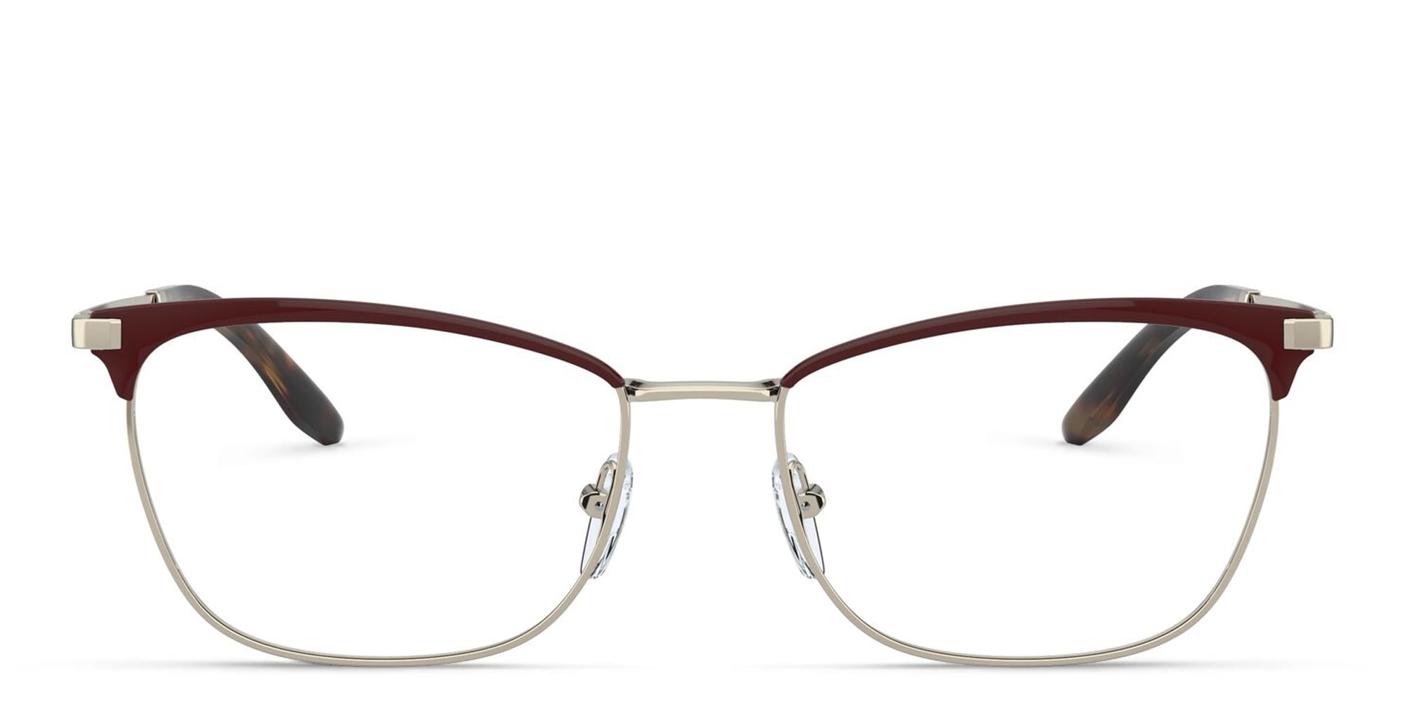 Shop PRADA Cat Eye Eyeglasses in Red online.