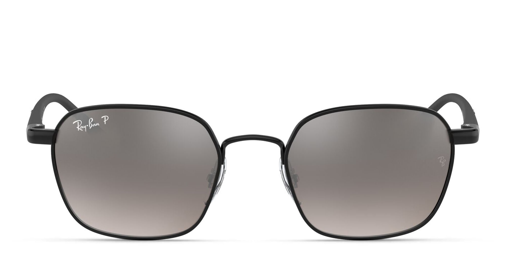 Shop Ray-Ban Square Sunglasses in Black online.