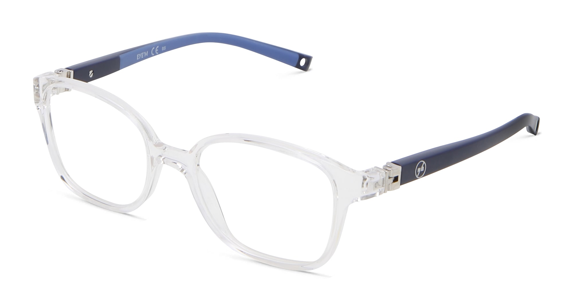 Shop EYE'M Kids Rectangle Eyeglasses in Clear online.