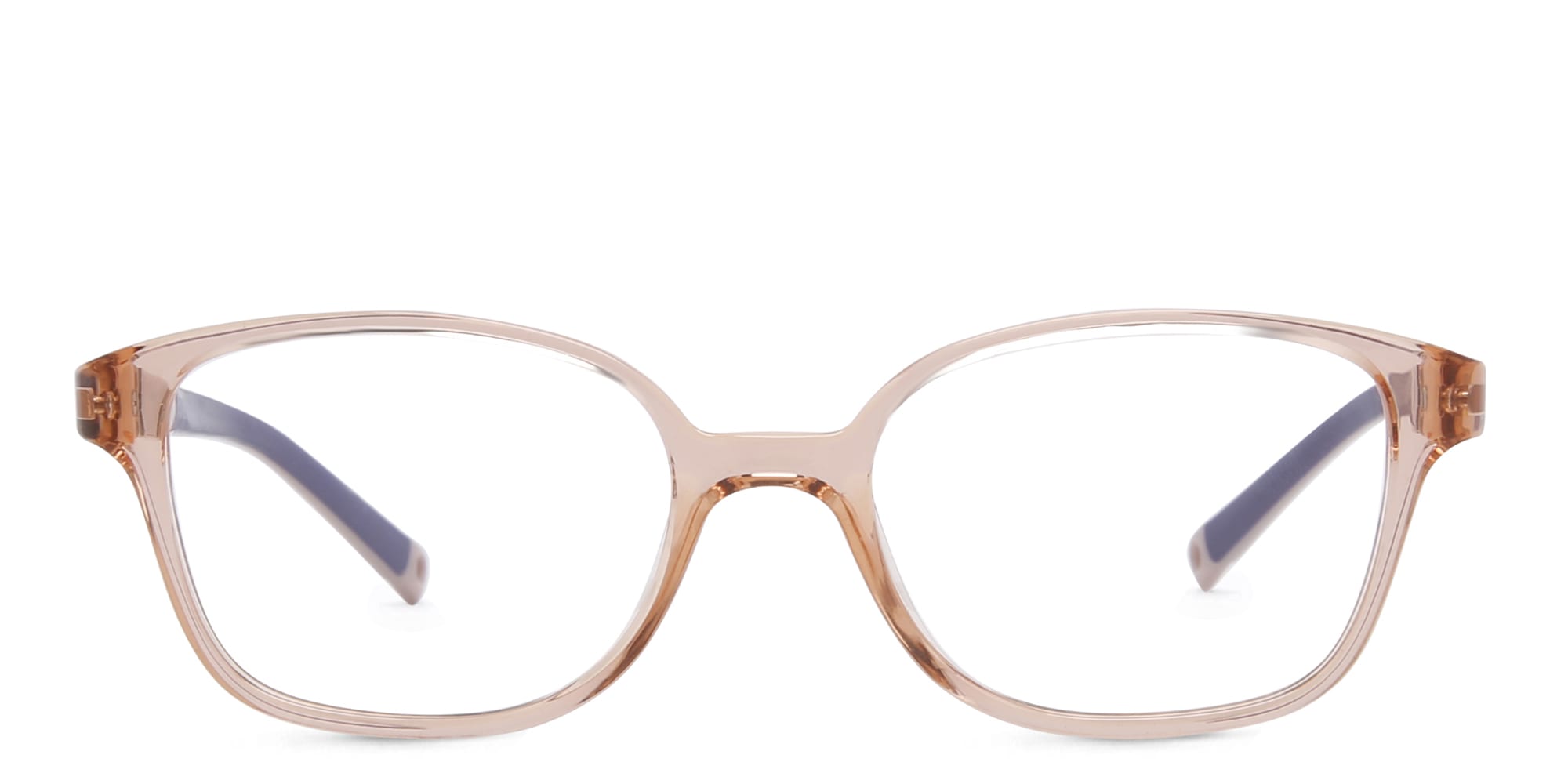 Shop EYE'M Kids Rectangle Eyeglasses in Nude online.