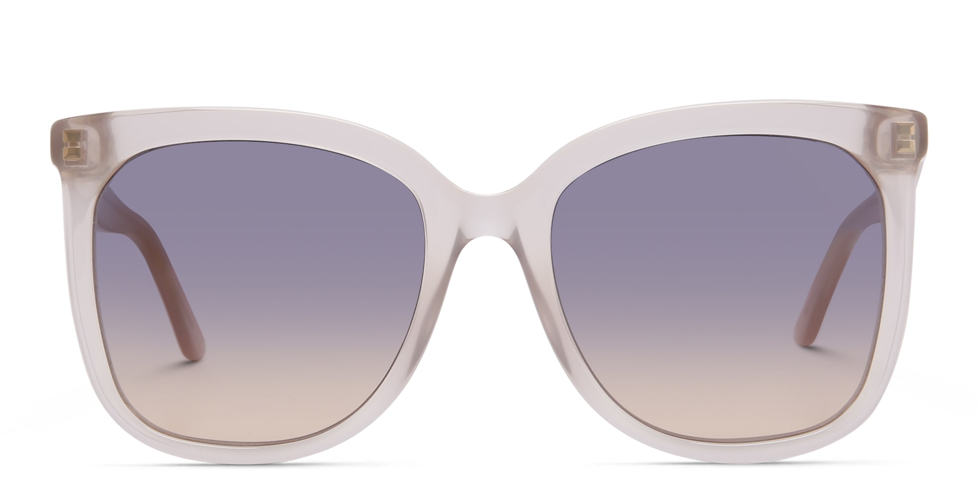 Shop EYE'M Square Sunglasses in Nude online.