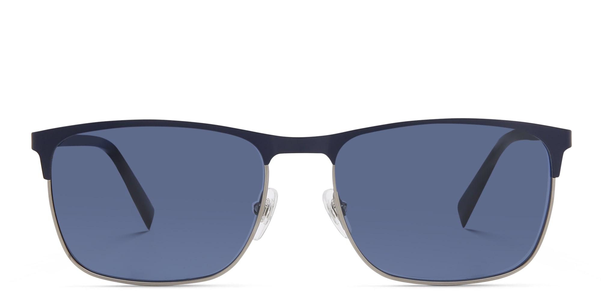 Shop EYE'M Rectangle Sunglasses in Blue online.
