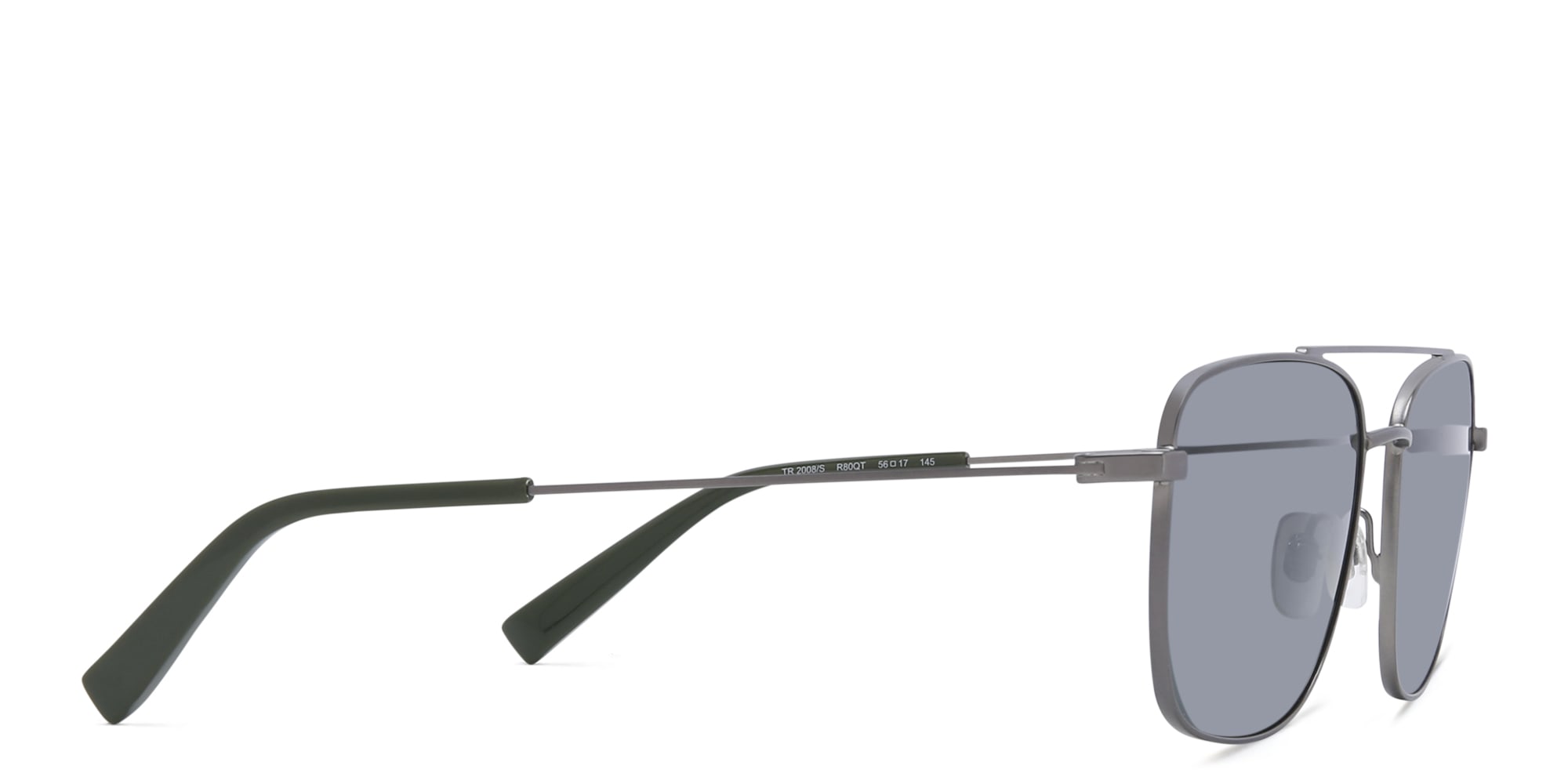 Shop EYE'M Unisex Square Sunglasses in Gunmetal online.