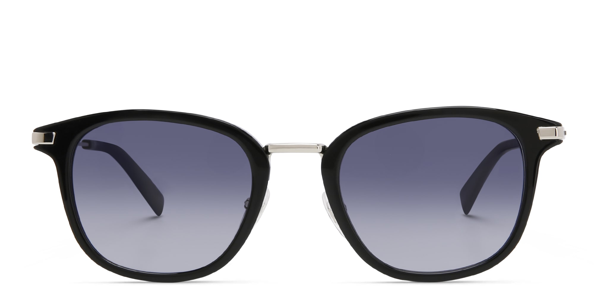 Shop EYE'M Unisex Square Sunglasses in Black online.