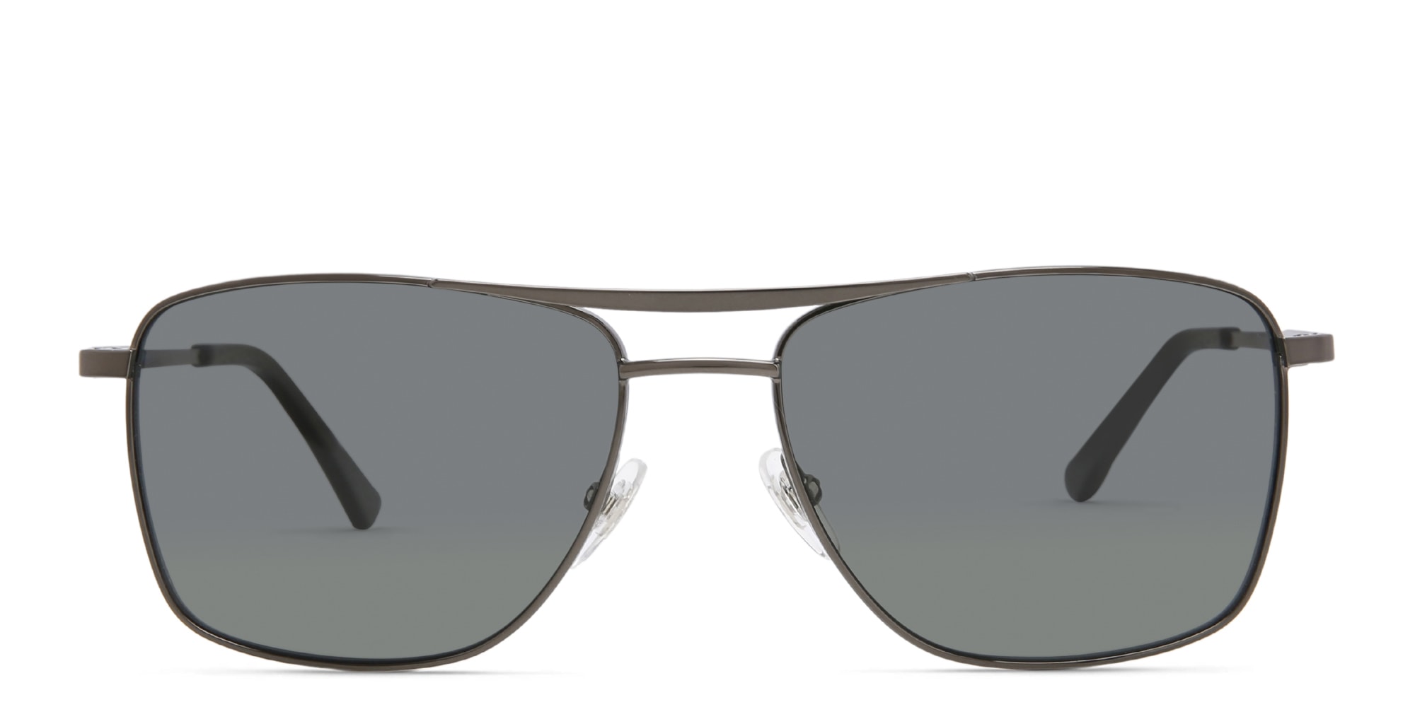 Shop EYE'M Rectangle Sunglasses in Gunmetal online.
