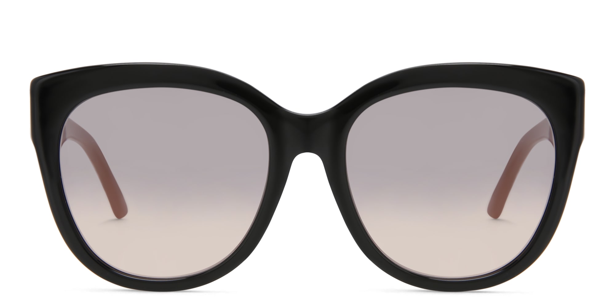 Shop EYE'M Cat-Eye Sunglasses in Black & Coral online.