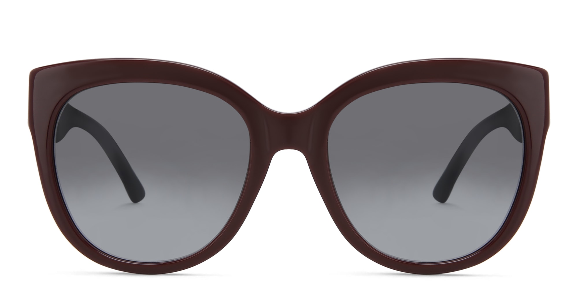 Shop EYE'M Cat Eye Sunglasses in Burgundy online.