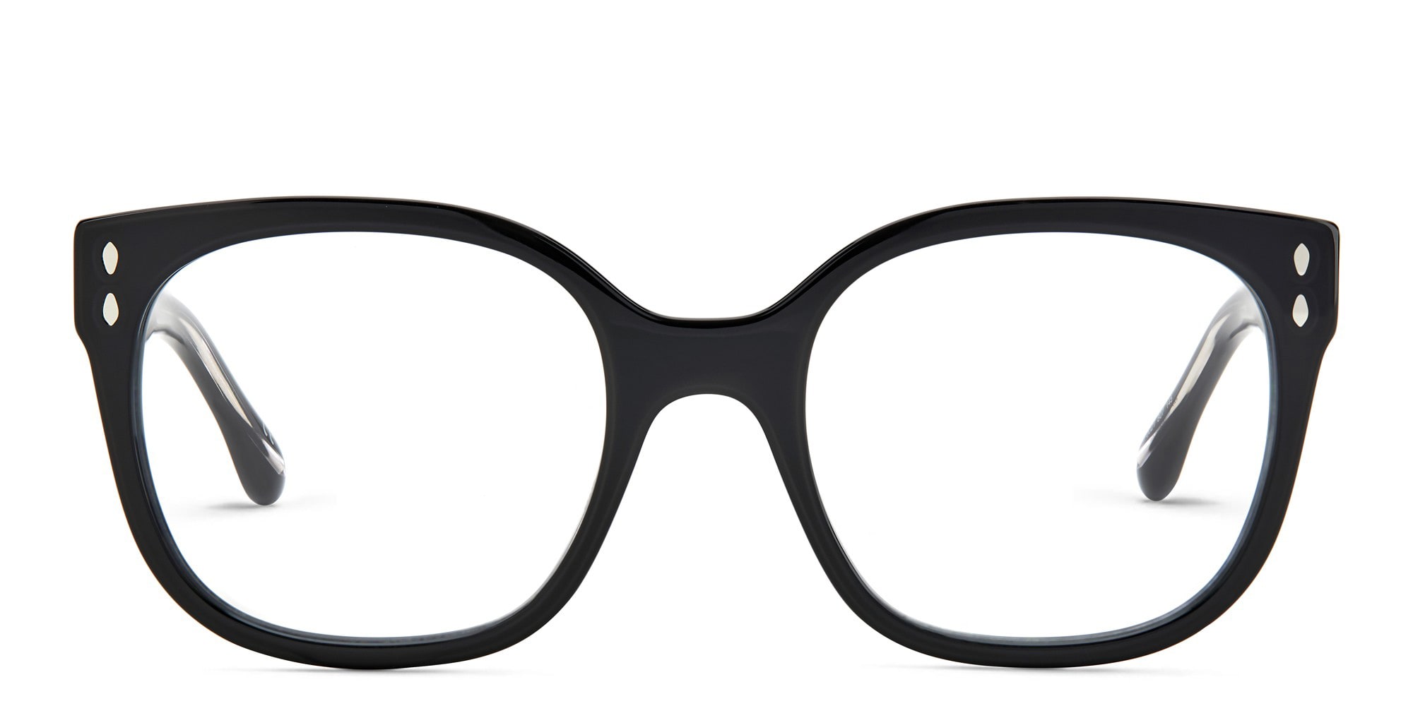 Shop ISABEL MARANT Square Eyeglasses in Black online.