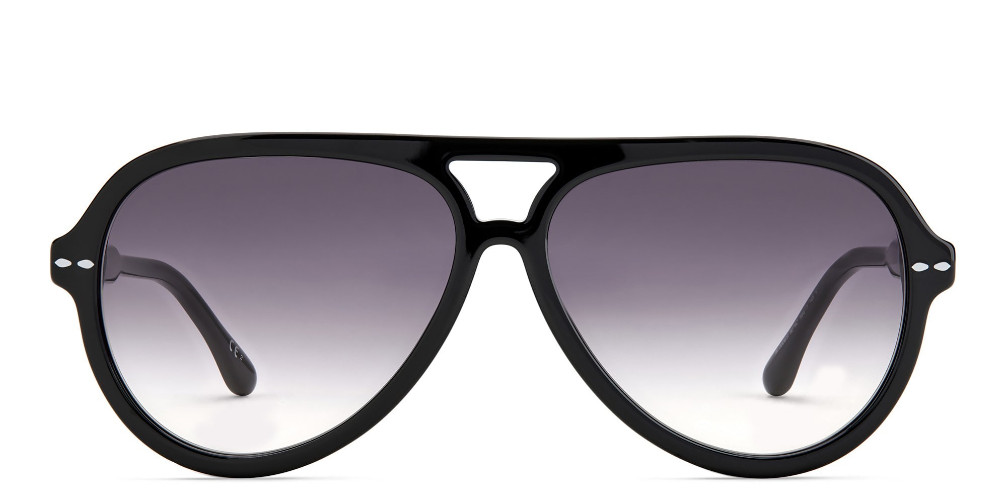 Shop ISABEL MARANT Aviator Sunglasses in Black online.