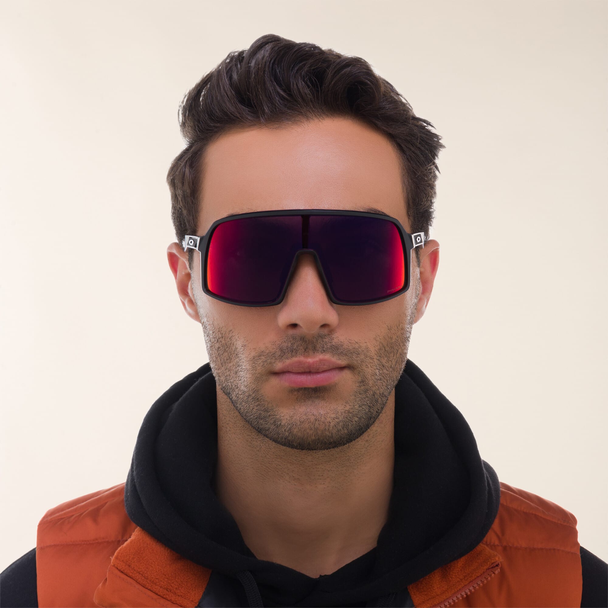 Shop Oakley Sutro S Oversized Rectangle Sunglasses in Black online.