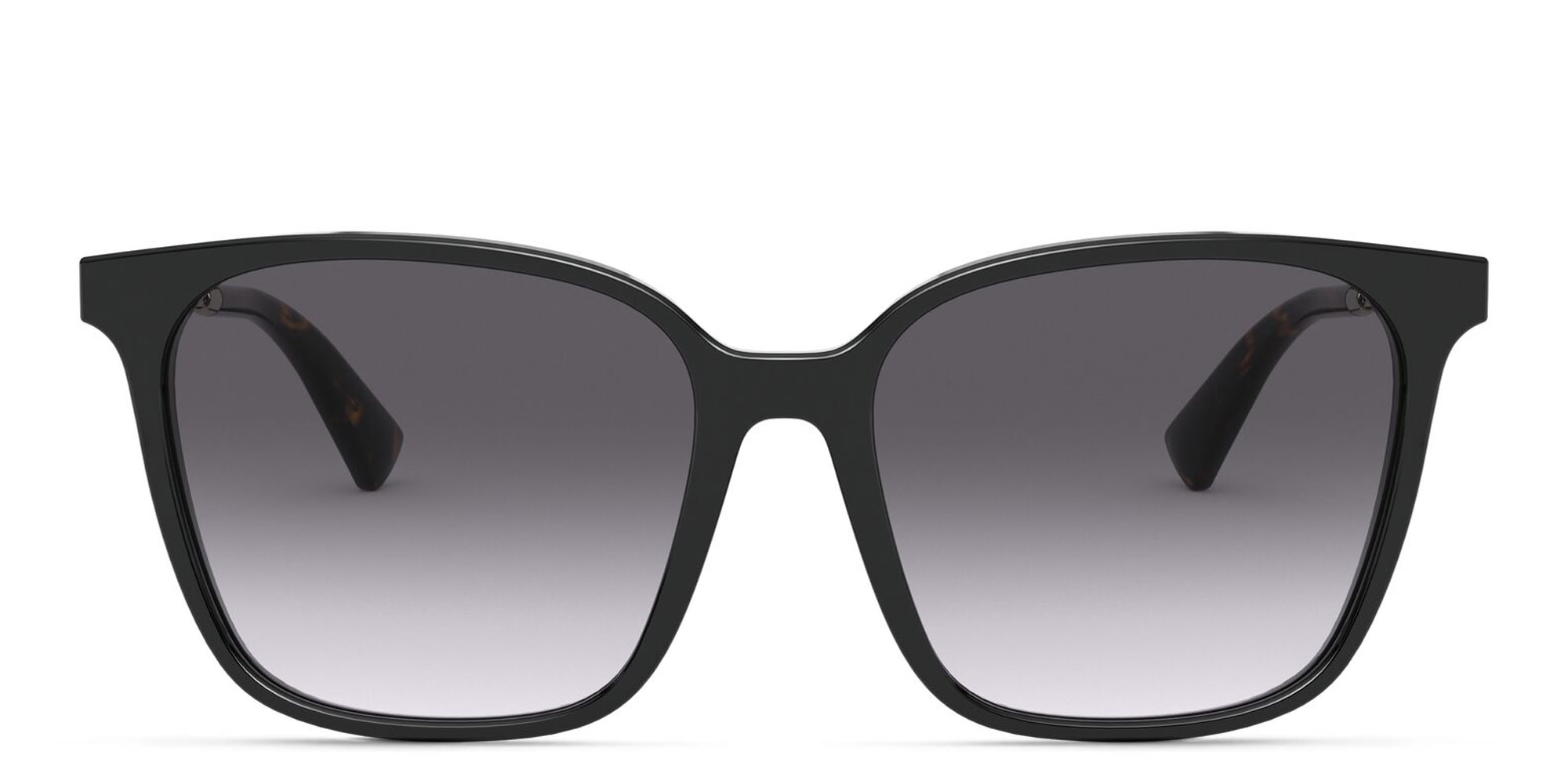 Shop VALENTINO Square Sunglasses in Black online.