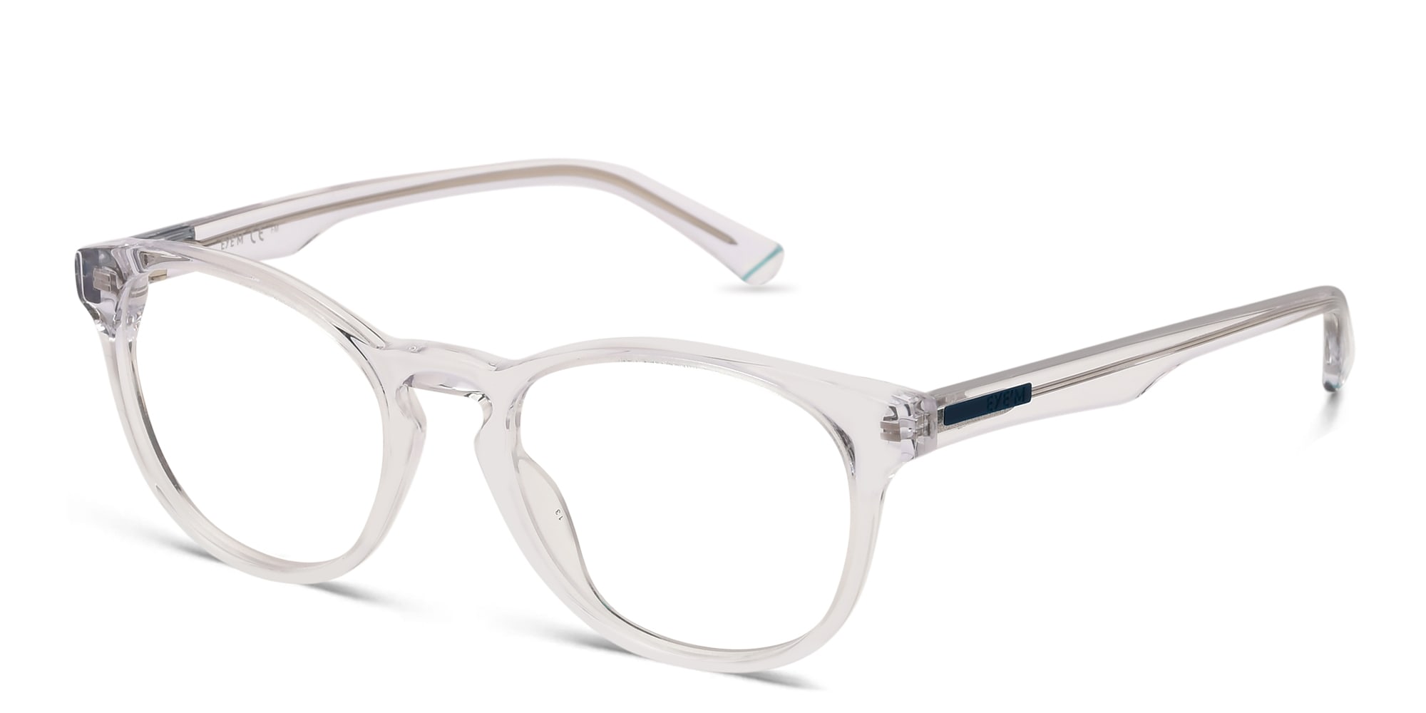 Shop EYE'M Round Eyeglasses in Clear online.