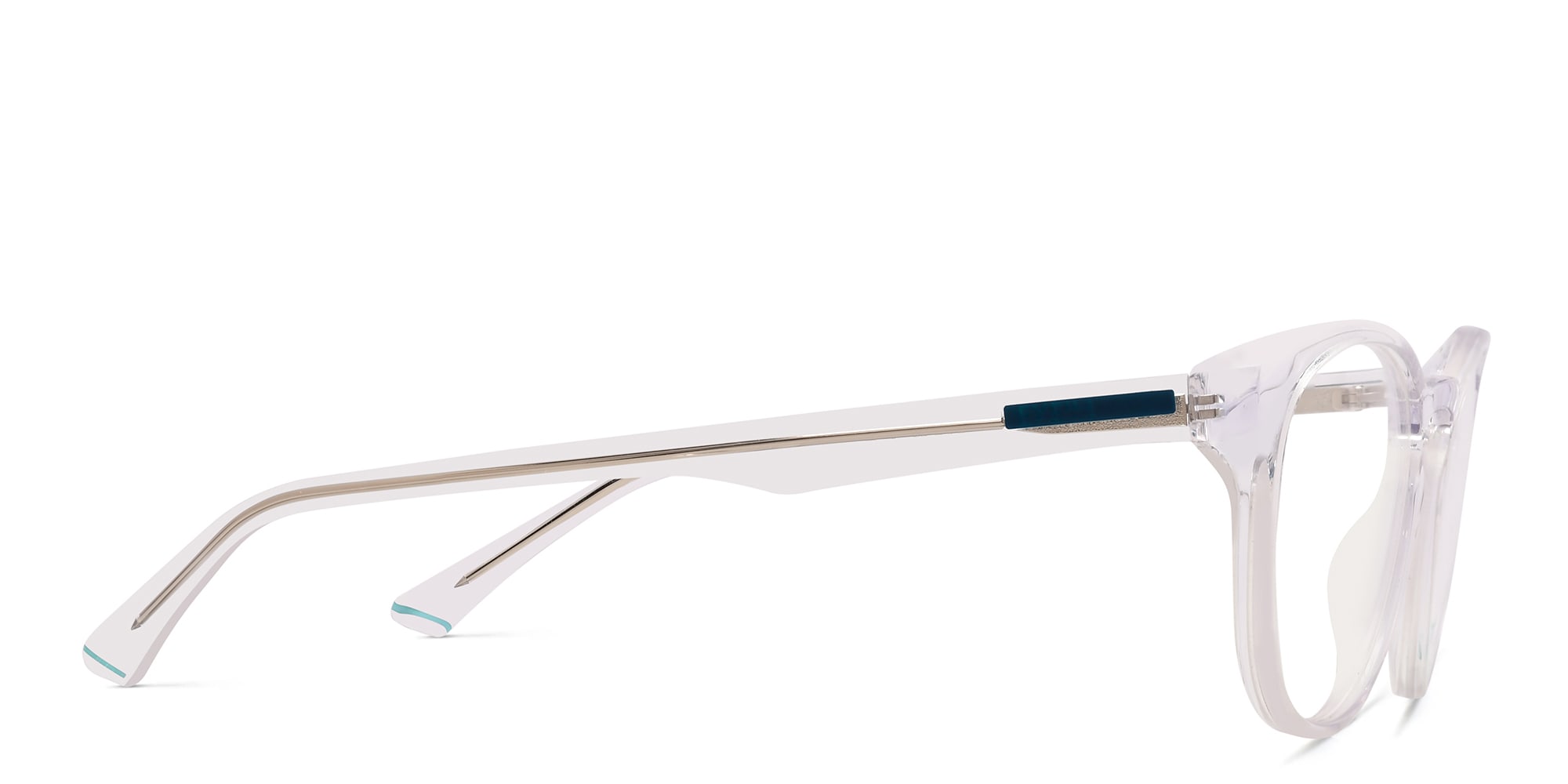 Shop EYE'M Round Eyeglasses in Clear online.