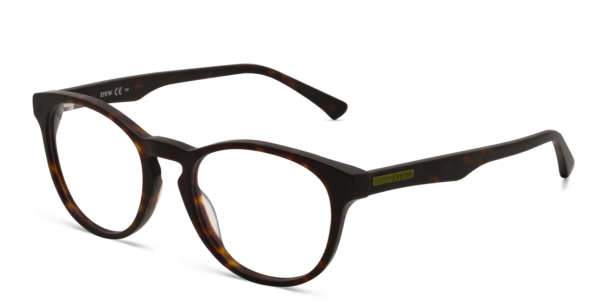 Shop EYE'M Round Eyeglasses in Havana online.