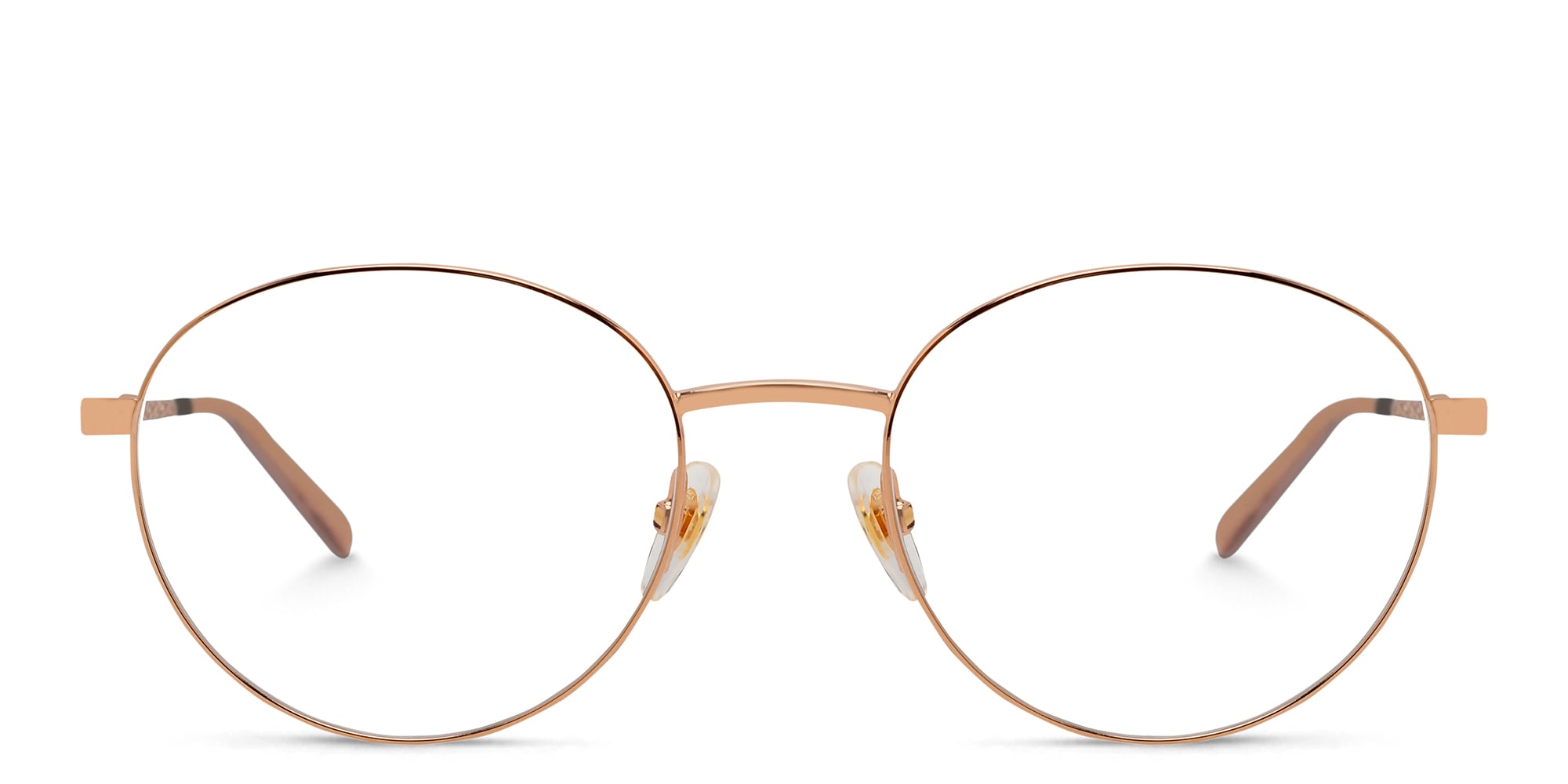 Shop EYE'M Round Eyeglasses in Gold online.