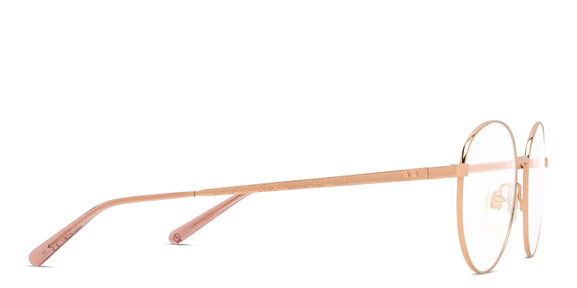 Shop EYE'M Round Eyeglasses in Gold online.