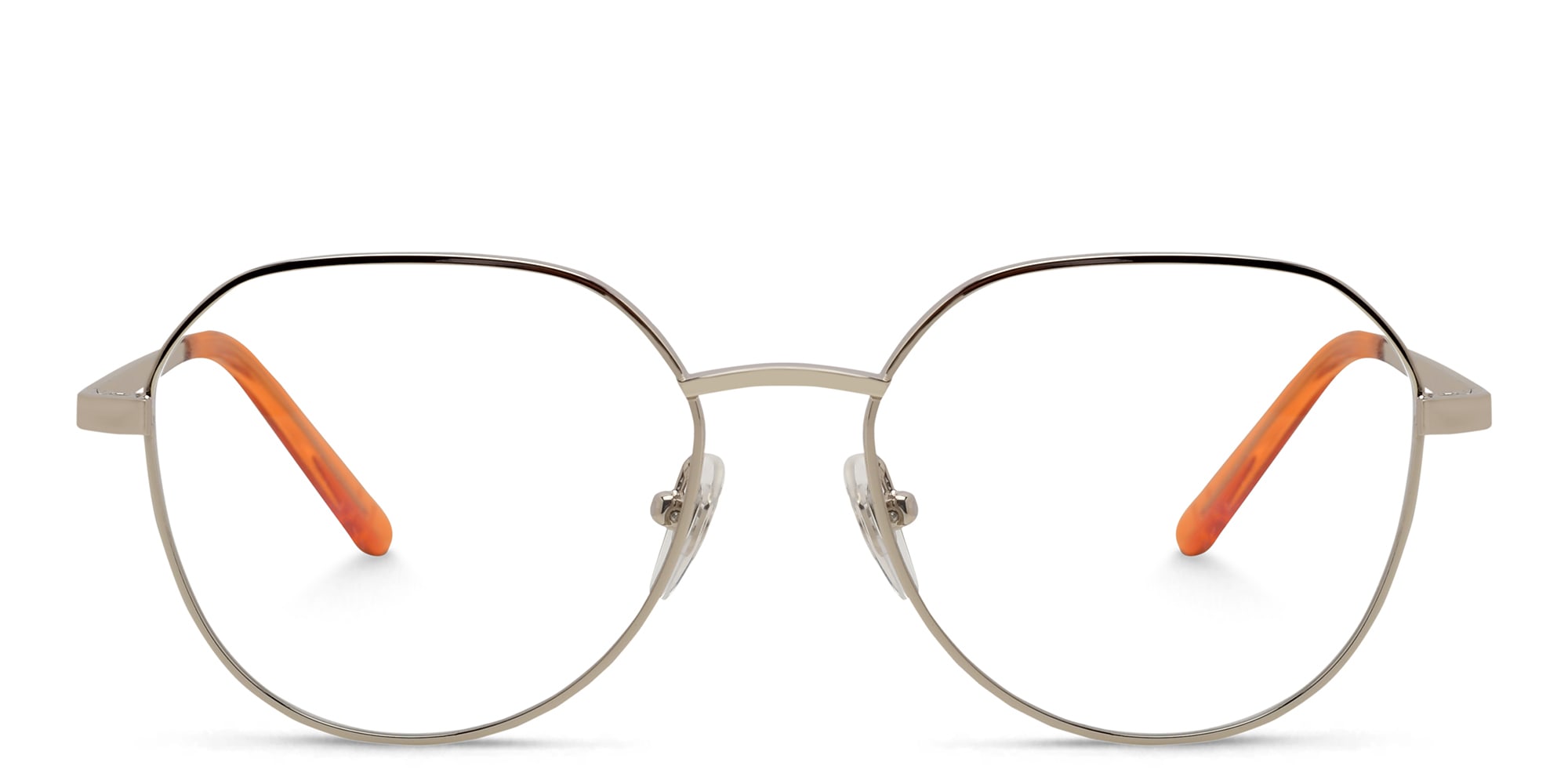 Shop EYE'M Kids Irregular Eyeglasses in Silver online.