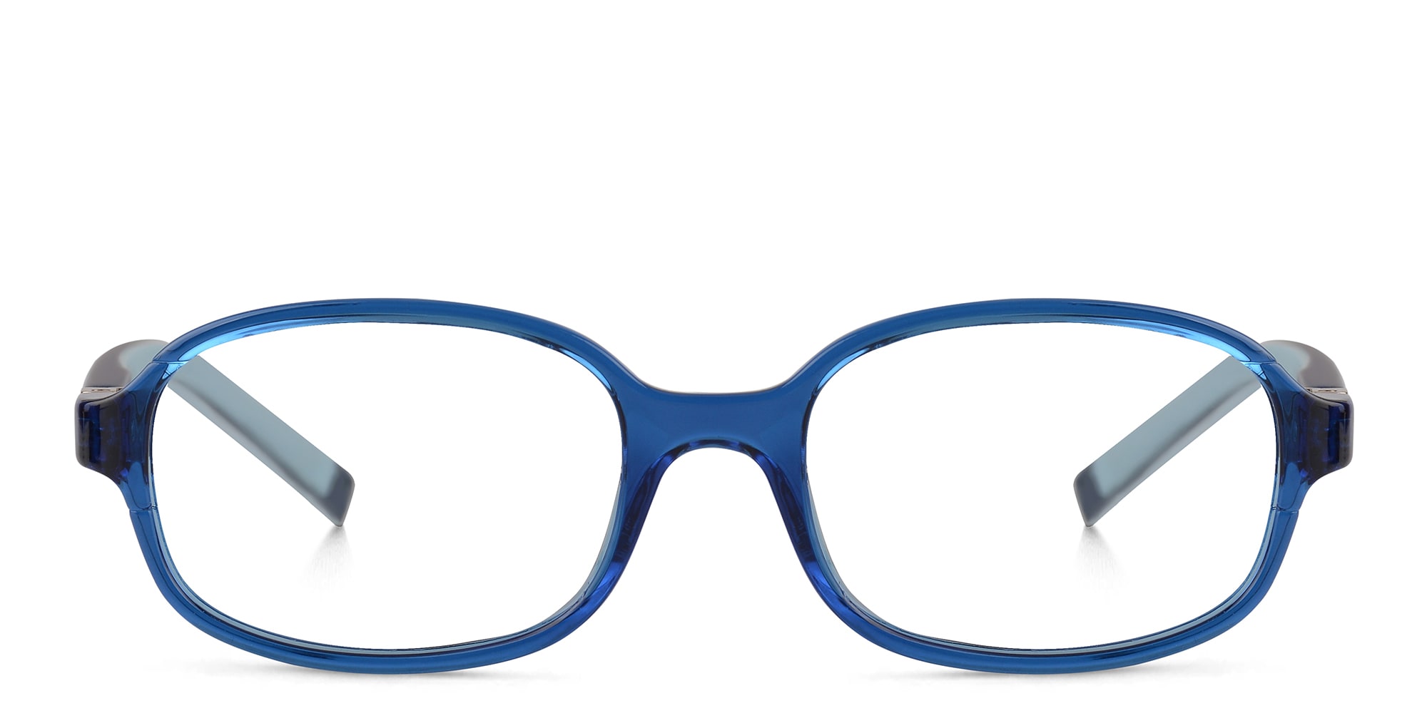 Shop EYE'M Kids Rectangle Eyeglasses in Blue online.