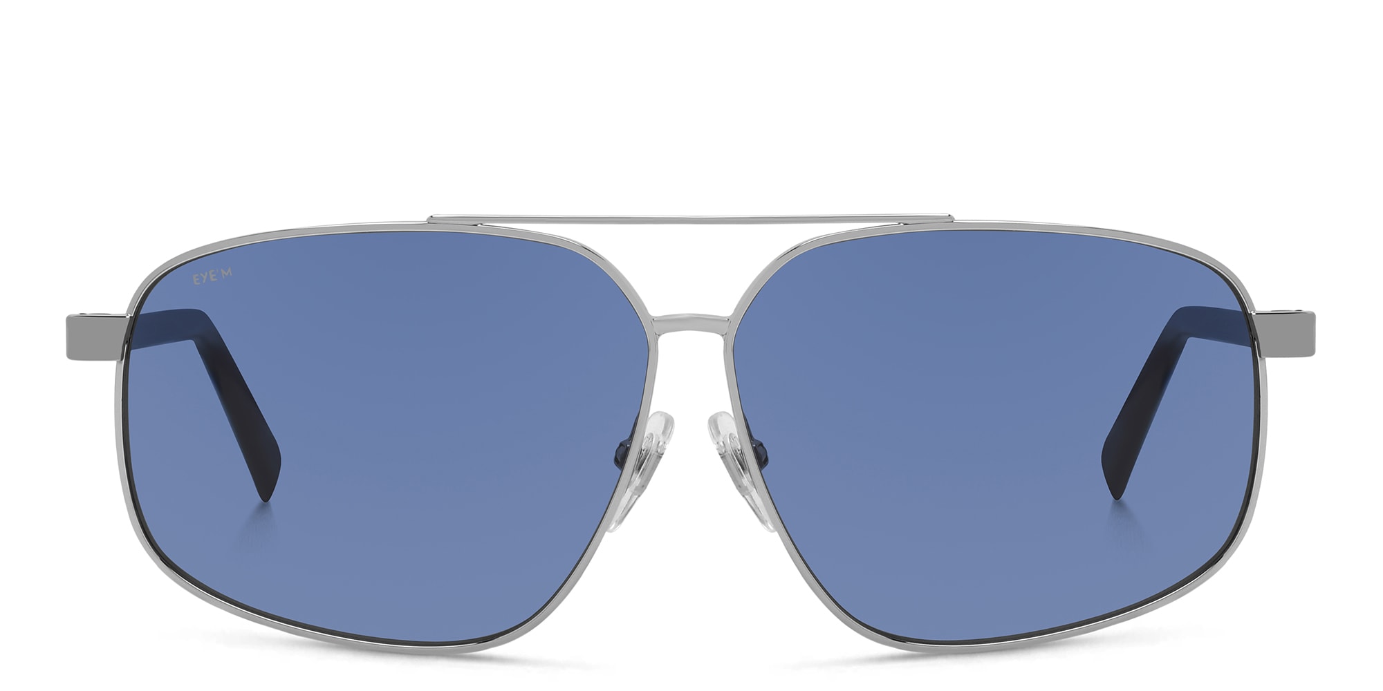 Shop EYE'M Aviator Sunglasses in Silver online.
