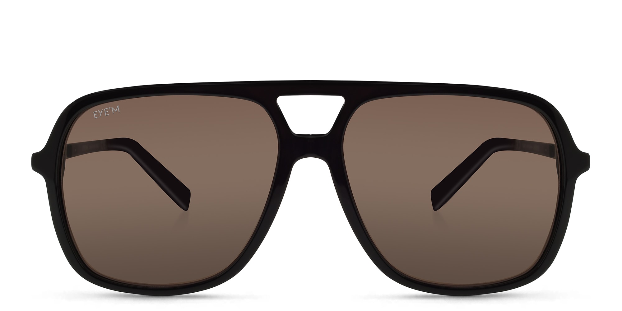 Shop EYE'M Rectangle Sunglasses in Black online.