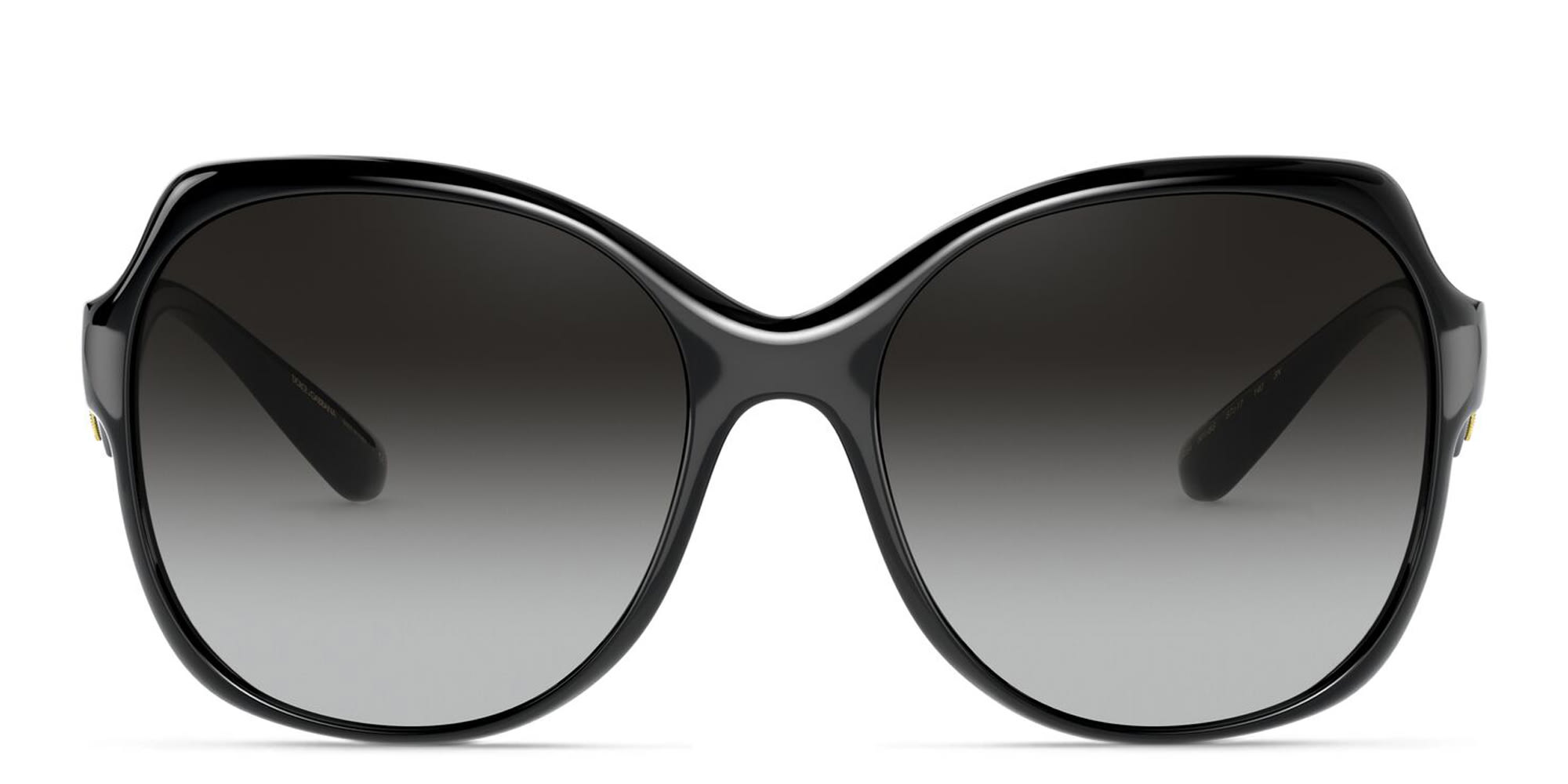 Shop Dolce & Gabbana Cat Eye Sunglasses in Black online.