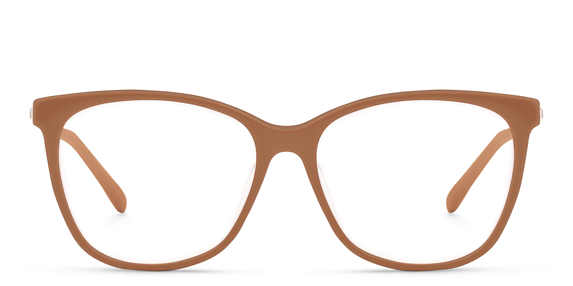 Shop JIMMY CHOO Square Eyeglasses in Crystal Nude online.