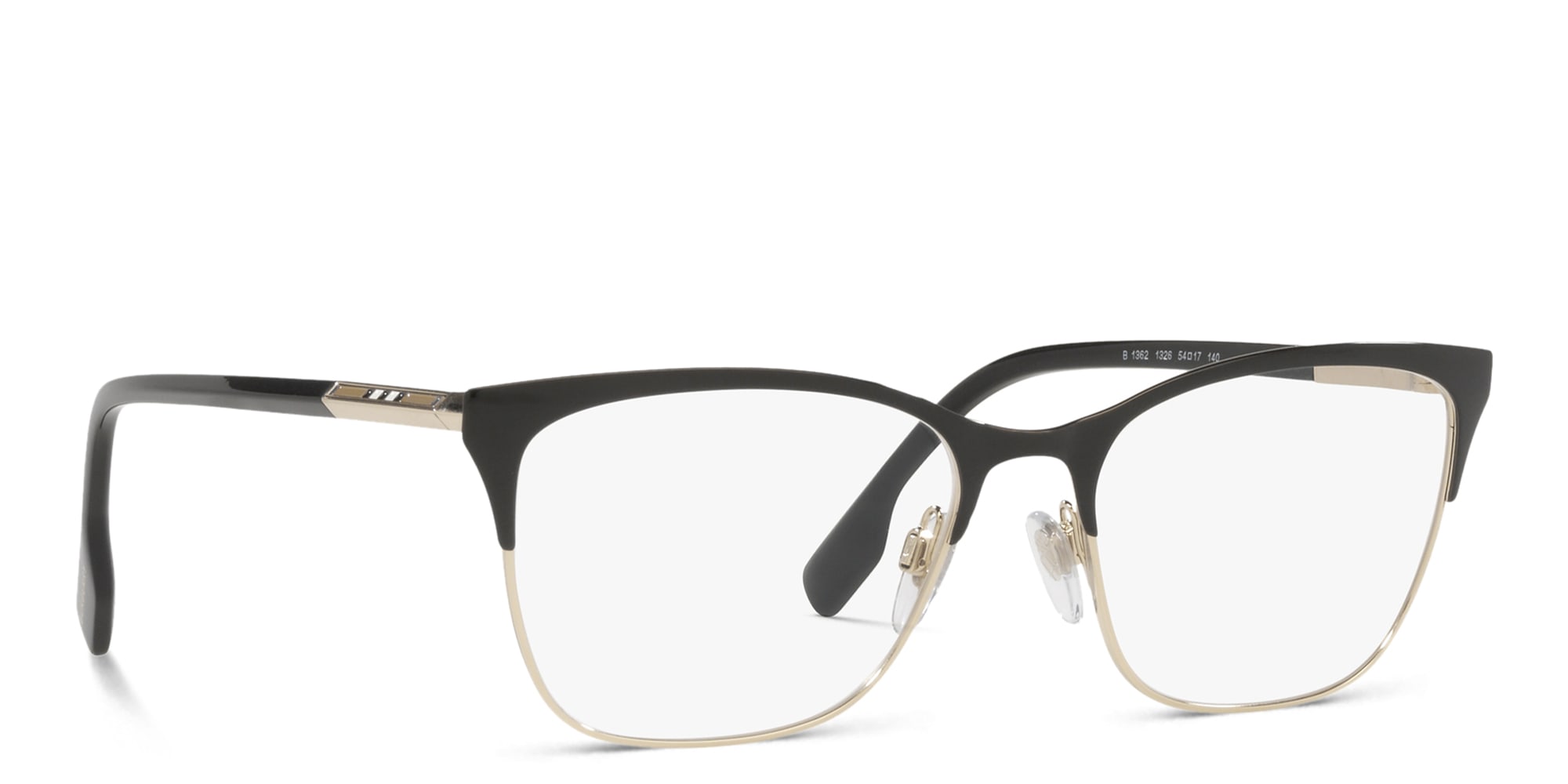 Shop BURBERRY Cat Eye Eyeglasses in Gold online.