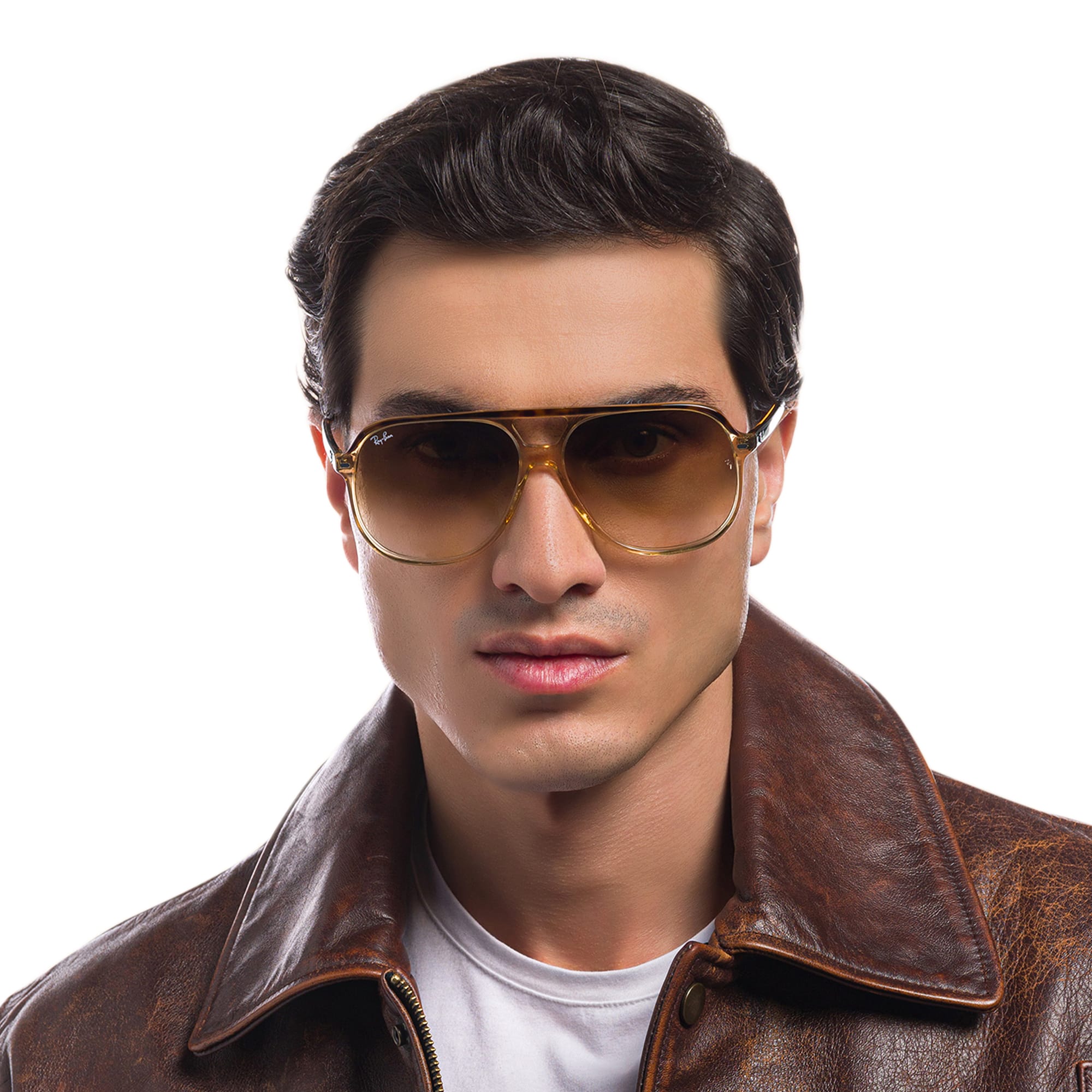 Shop Ray-Ban Bill Unisex Square Sunglasses in Havana online.