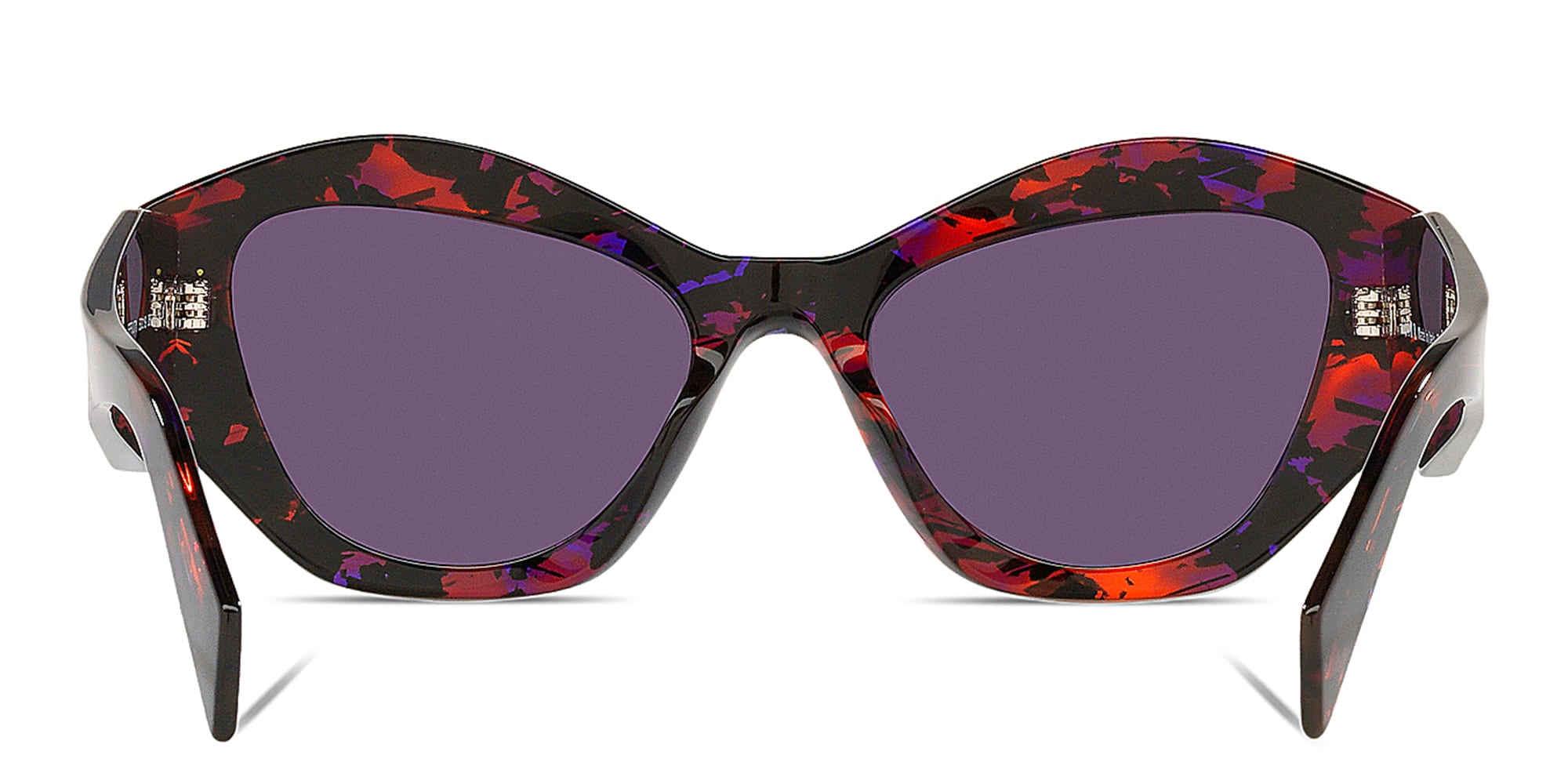 Shop PRADA Cat-Eye Sunglasses in Abstract Orange online.
