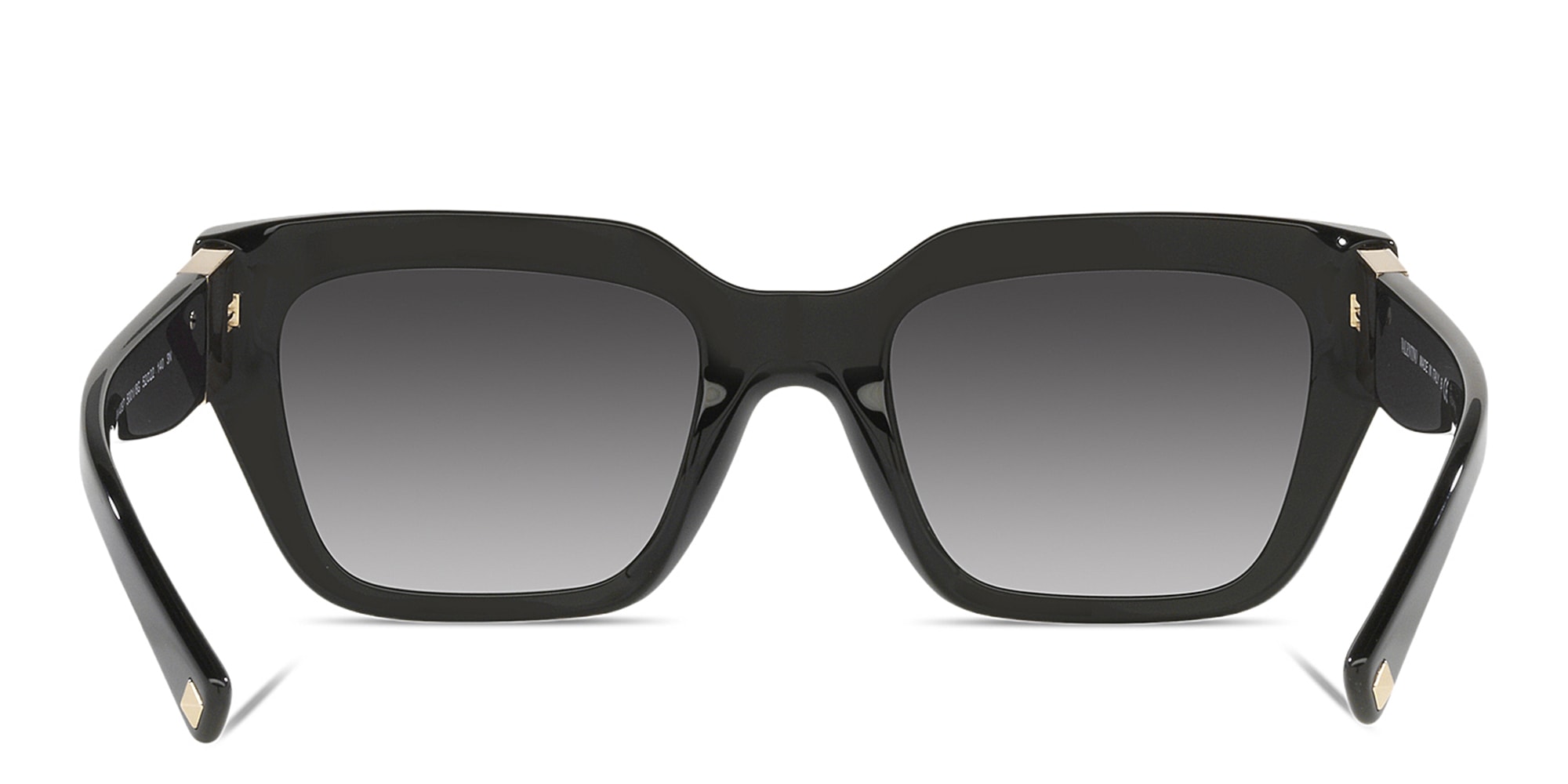 Shop VALENTINO Square Sunglasses in Black online.