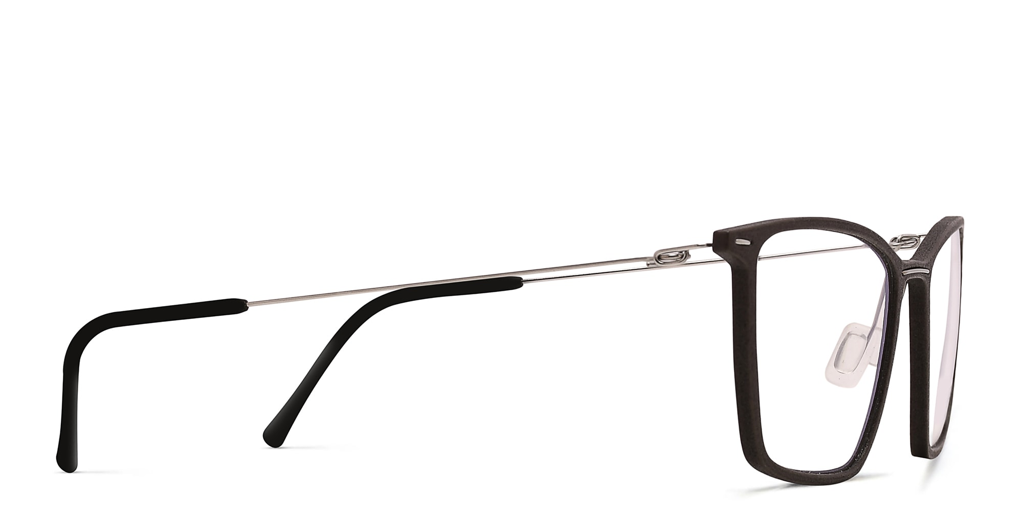 Shop MONOGRAM Rectangle Eyeglasses in Grey online.