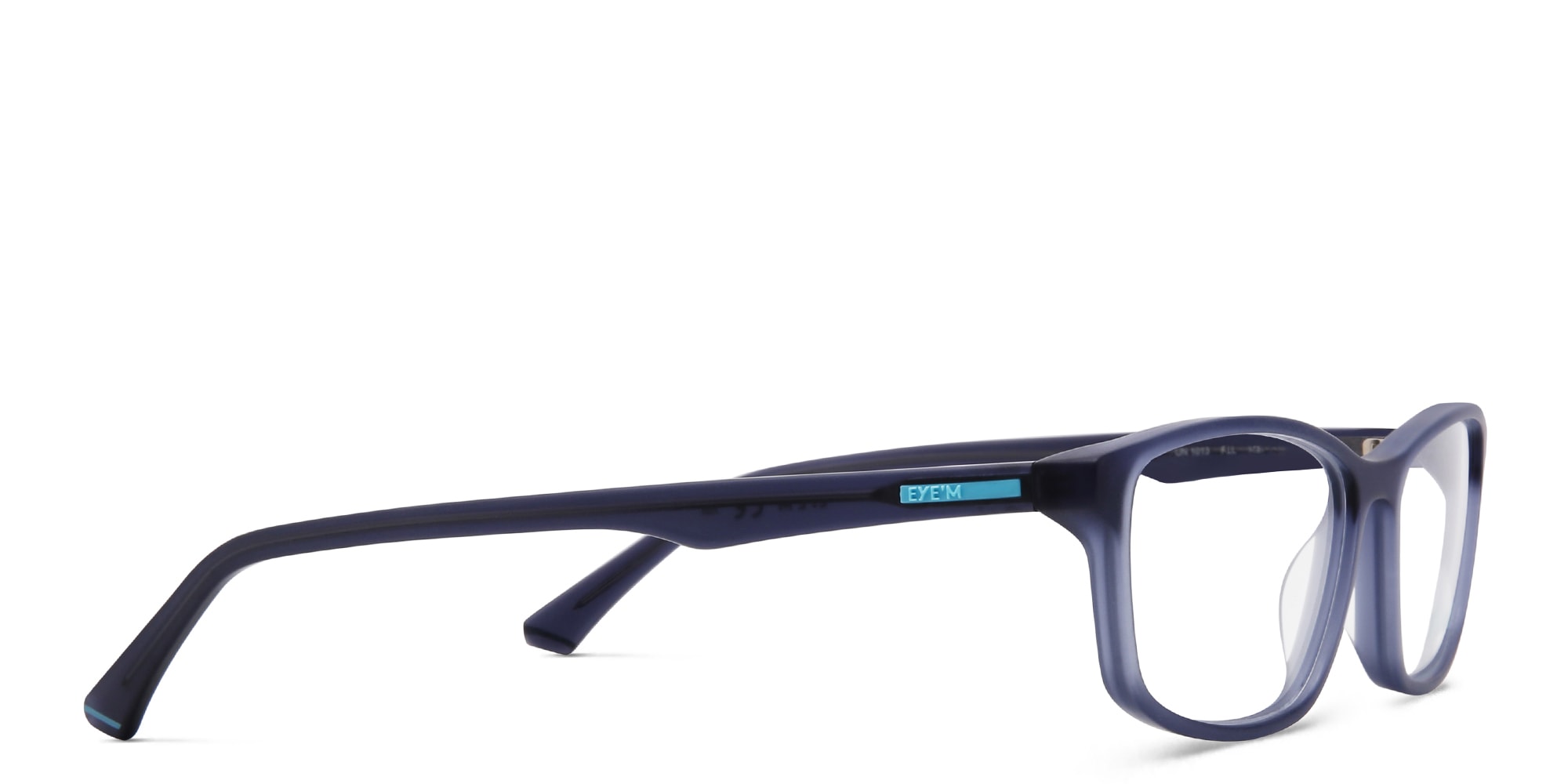 Shop EYE'M Rectangle Eyeglasses in Blue online.