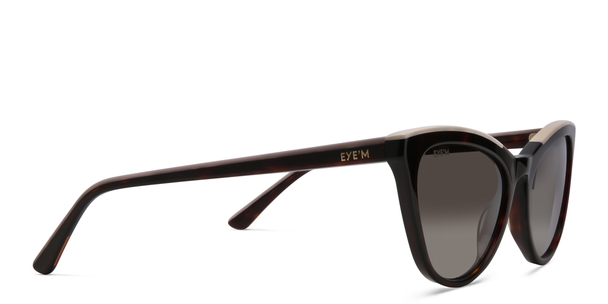 Shop EYE'M Cat Eye Sunglasses in Havana online.