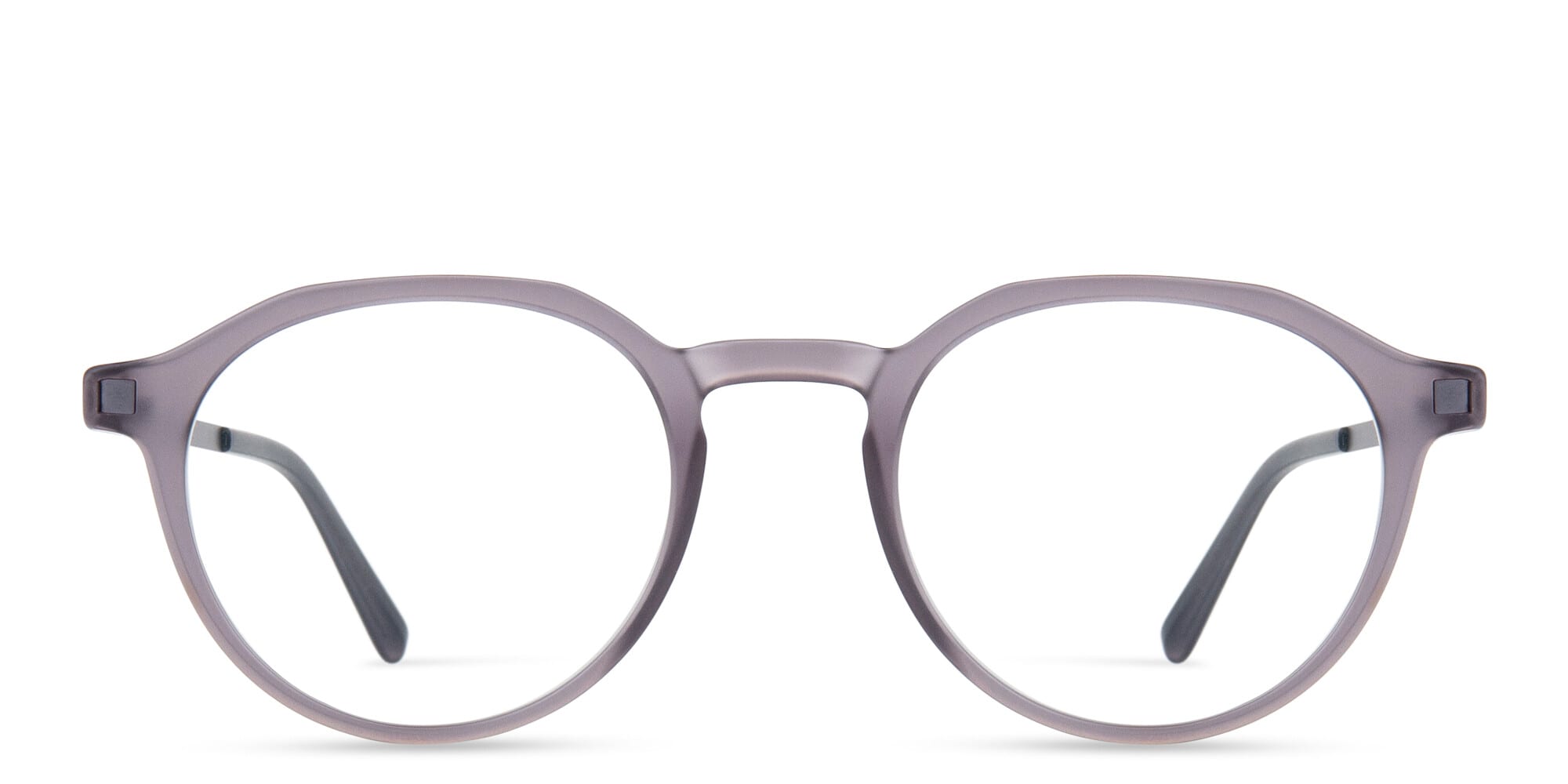 Shop MYKITA Unisex Saga Round Eyeglasses in Grey online.