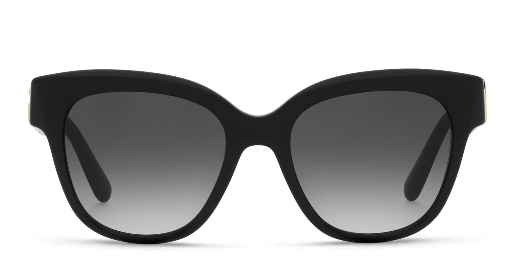 Shop Dolce & Gabbana Cat Eye Sunglasses in Black online.