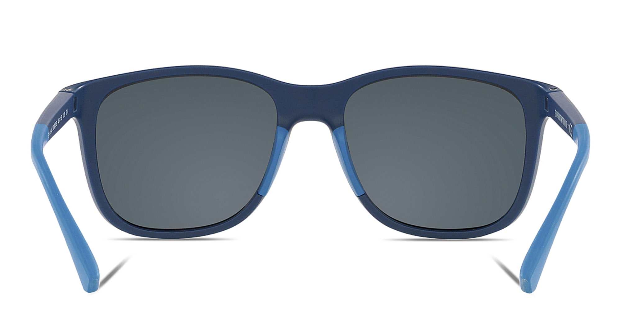 Shop Emporio Armani Kids Pillow Sunglasses in Matte Blue online.