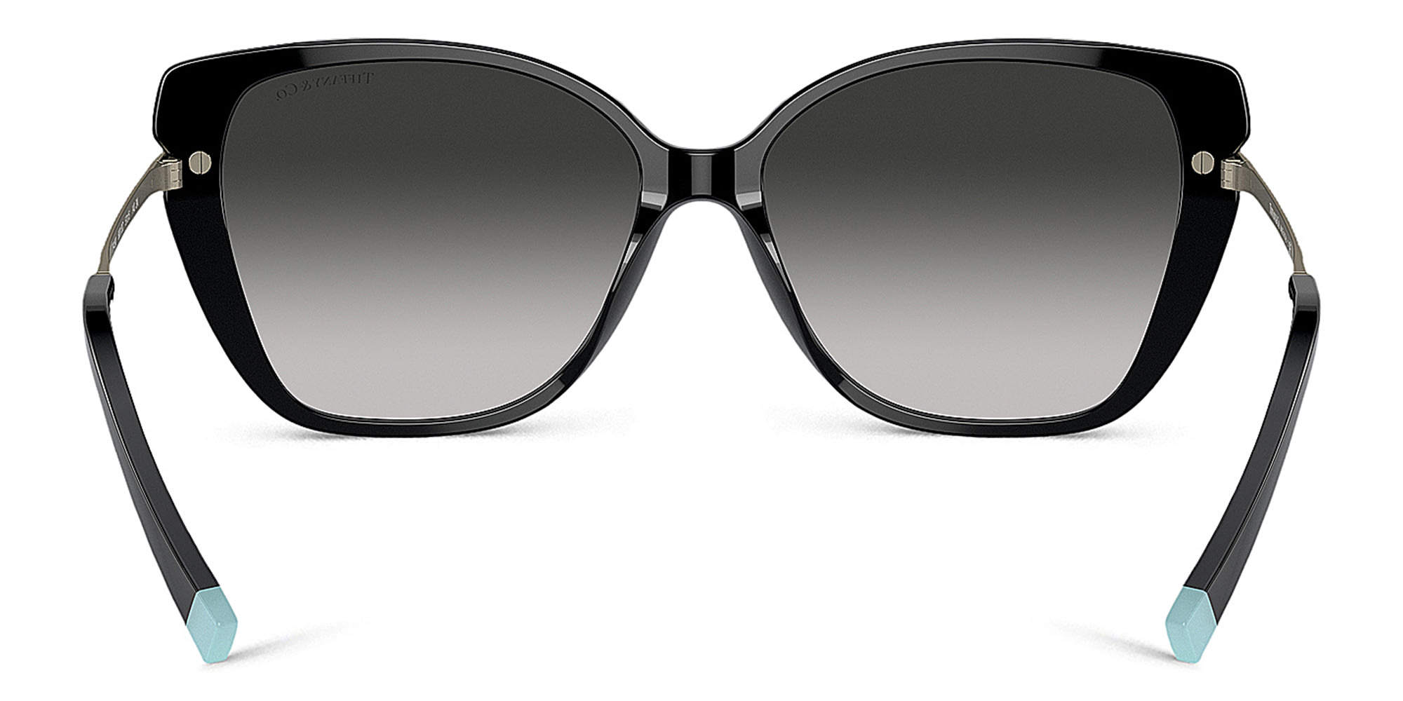 Shop TIFFANY Cat-Eye Sunglasses in Black online.