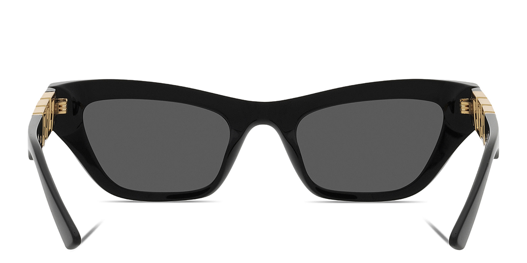Shop VERSACE Cat-Eye Sunglasses in Black online.