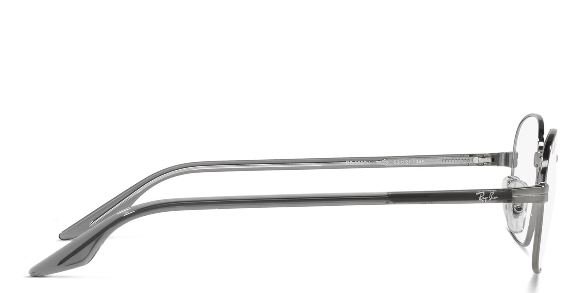 Shop Ray-Ban Unisex Rectangle Eyeglasses in Gunmetal online.