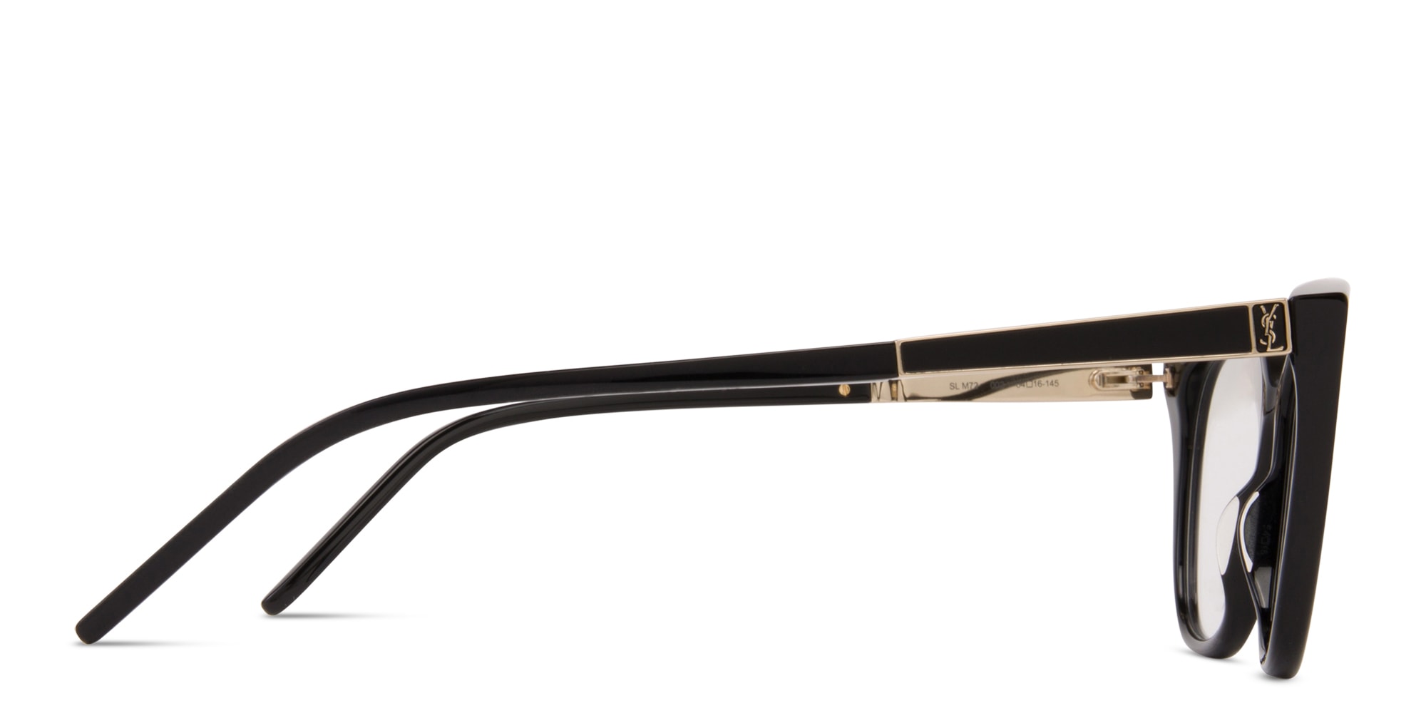 Shop SAINT LAURENT Cat-Eye Eyeglasses in Black online.