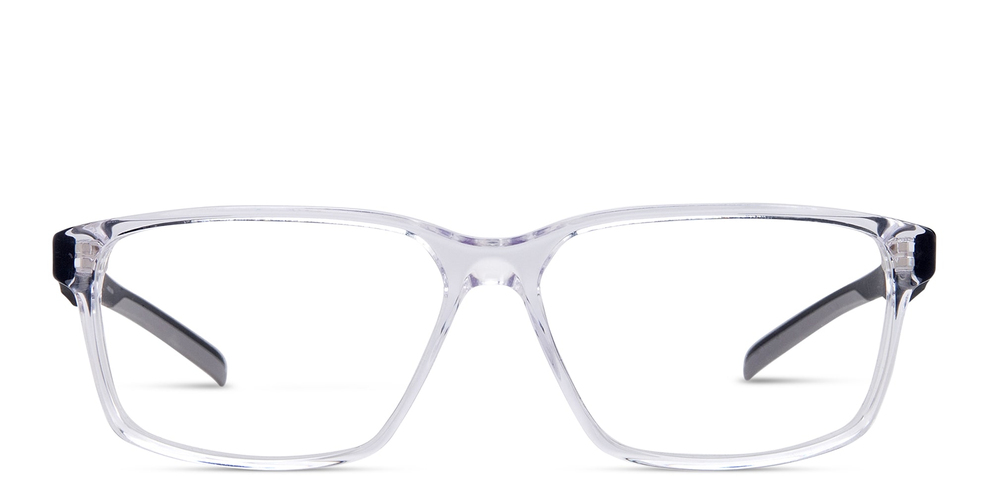 Shop EYE'M Wide Rectangle Eyeglasses in Clear online.