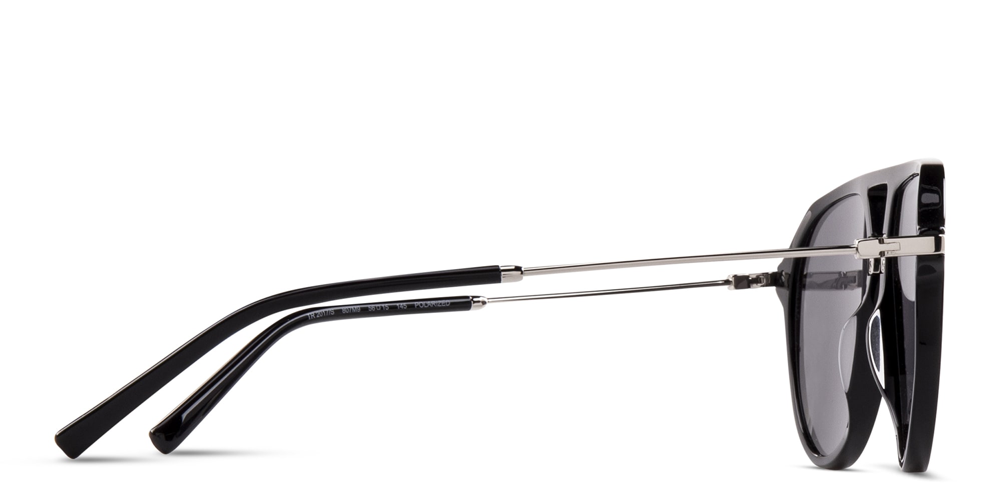 Shop EYE'M Aviator Sunglasses in Black & Silver online.