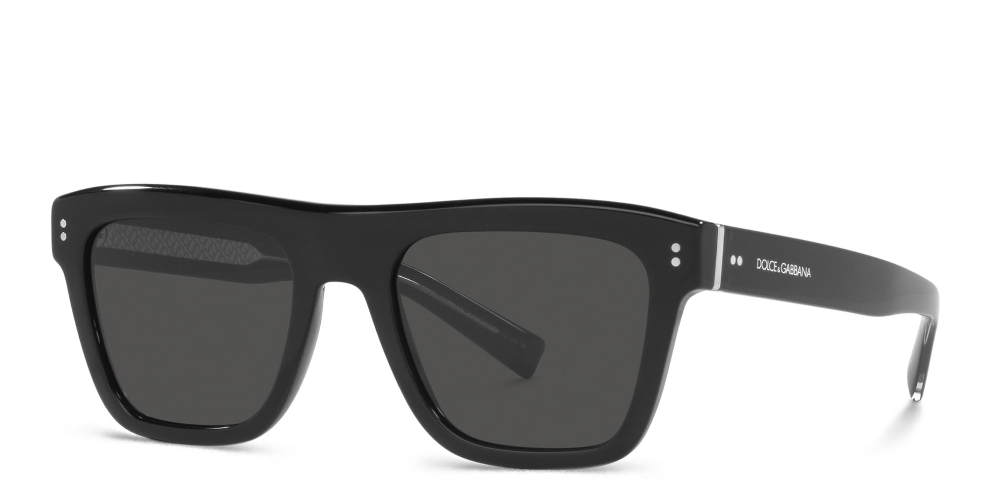 Shop Dolce & Gabbana Square Sunglasses in Black online.
